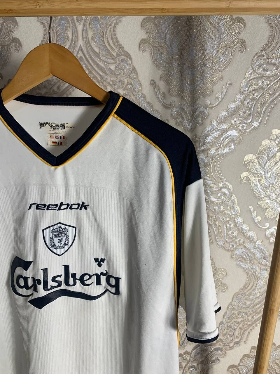 Reebok Vintage Reebok FC Liverpool England Soccer Jersey Retro Size US XL / EU 56 / 4 - 4 Thumbnail
