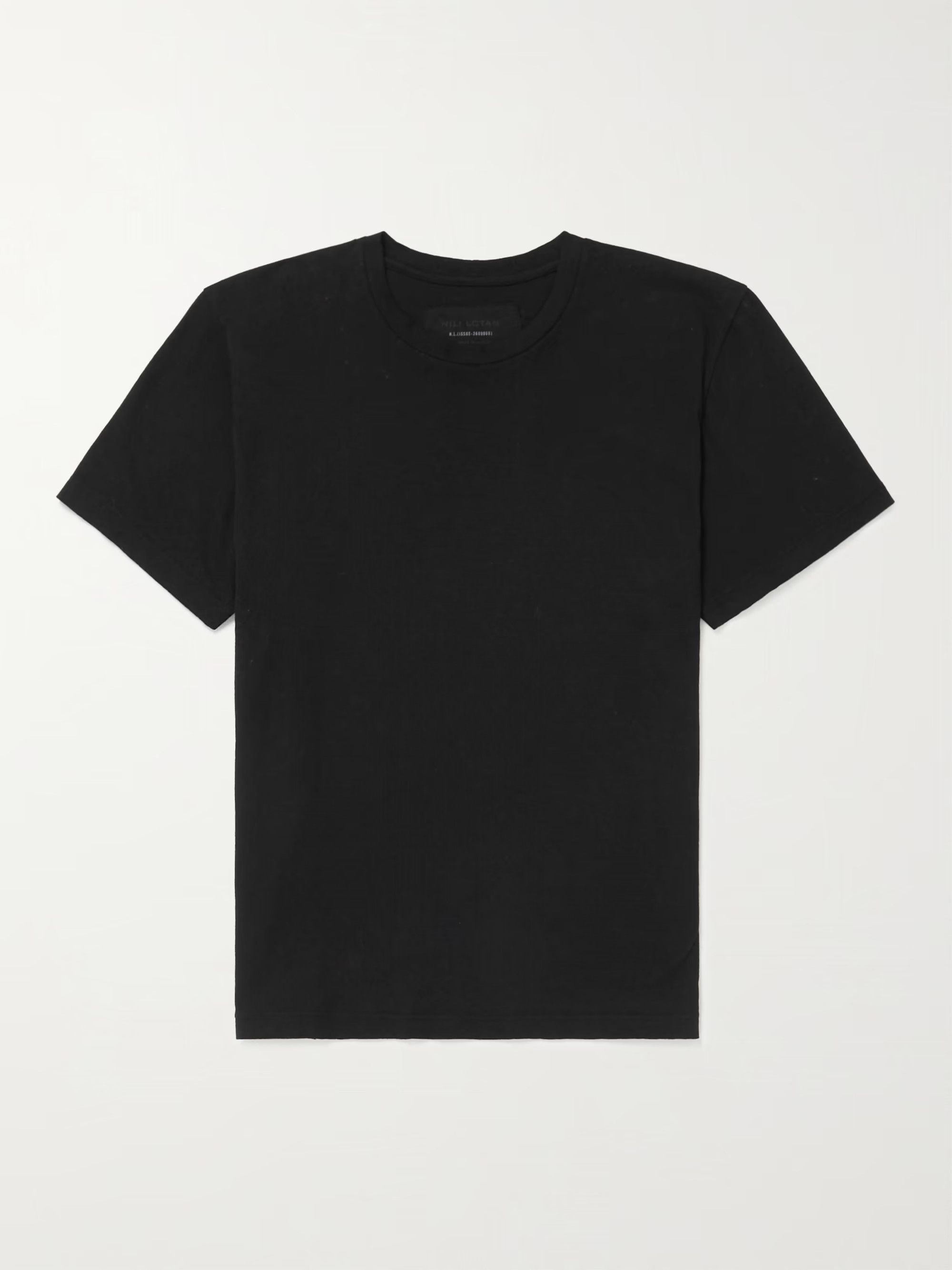 Other Nili Lotan Bradley Black Basic Tee T-Shirt Size US S / EU 44-46 / 1 - 2 Thumbnail