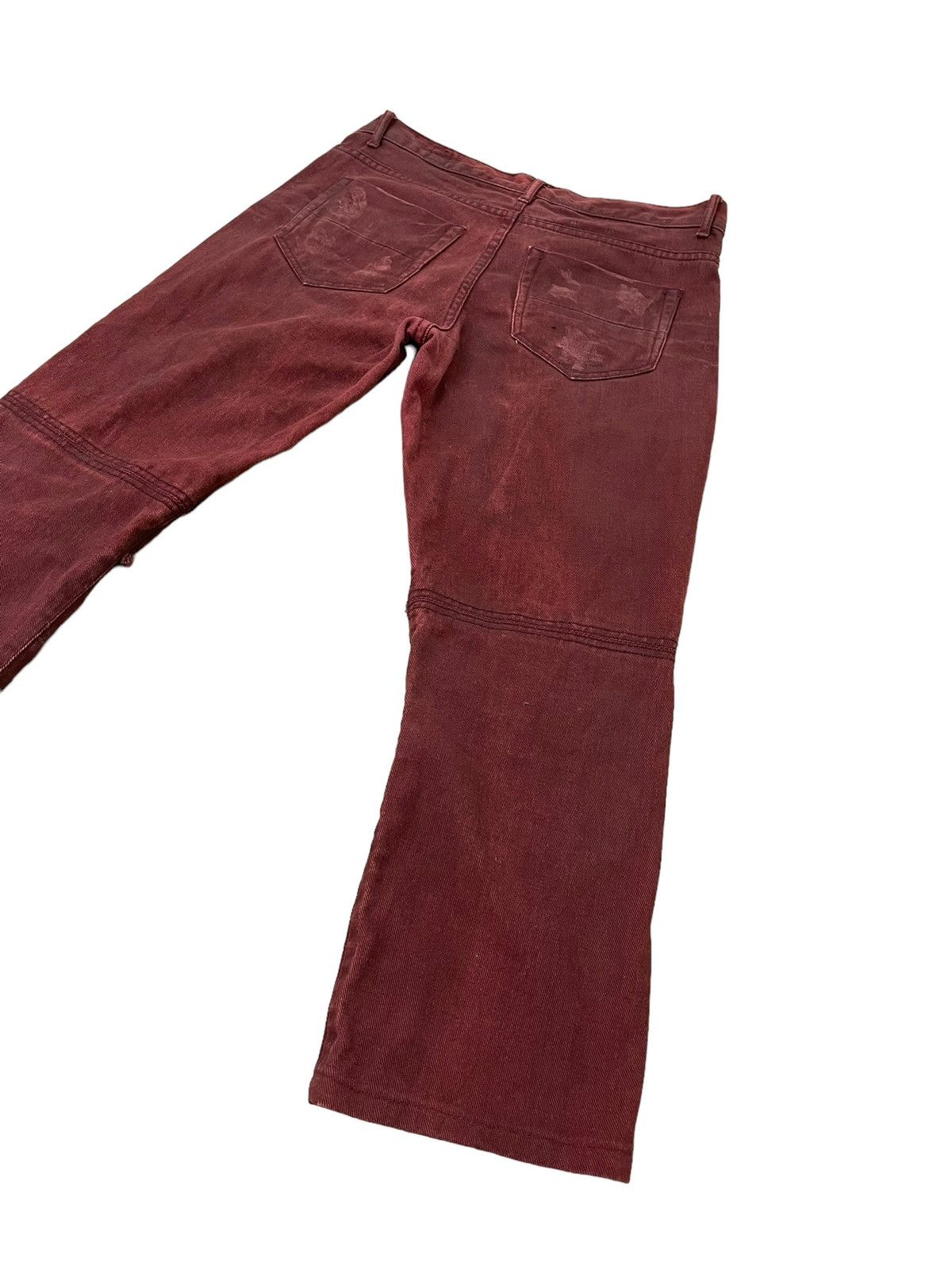 Japanese Brand Hagi Jeans Semantic Design Biker Cropp Regular Straight 8🟦0 Size US 33 - 13 Thumbnail