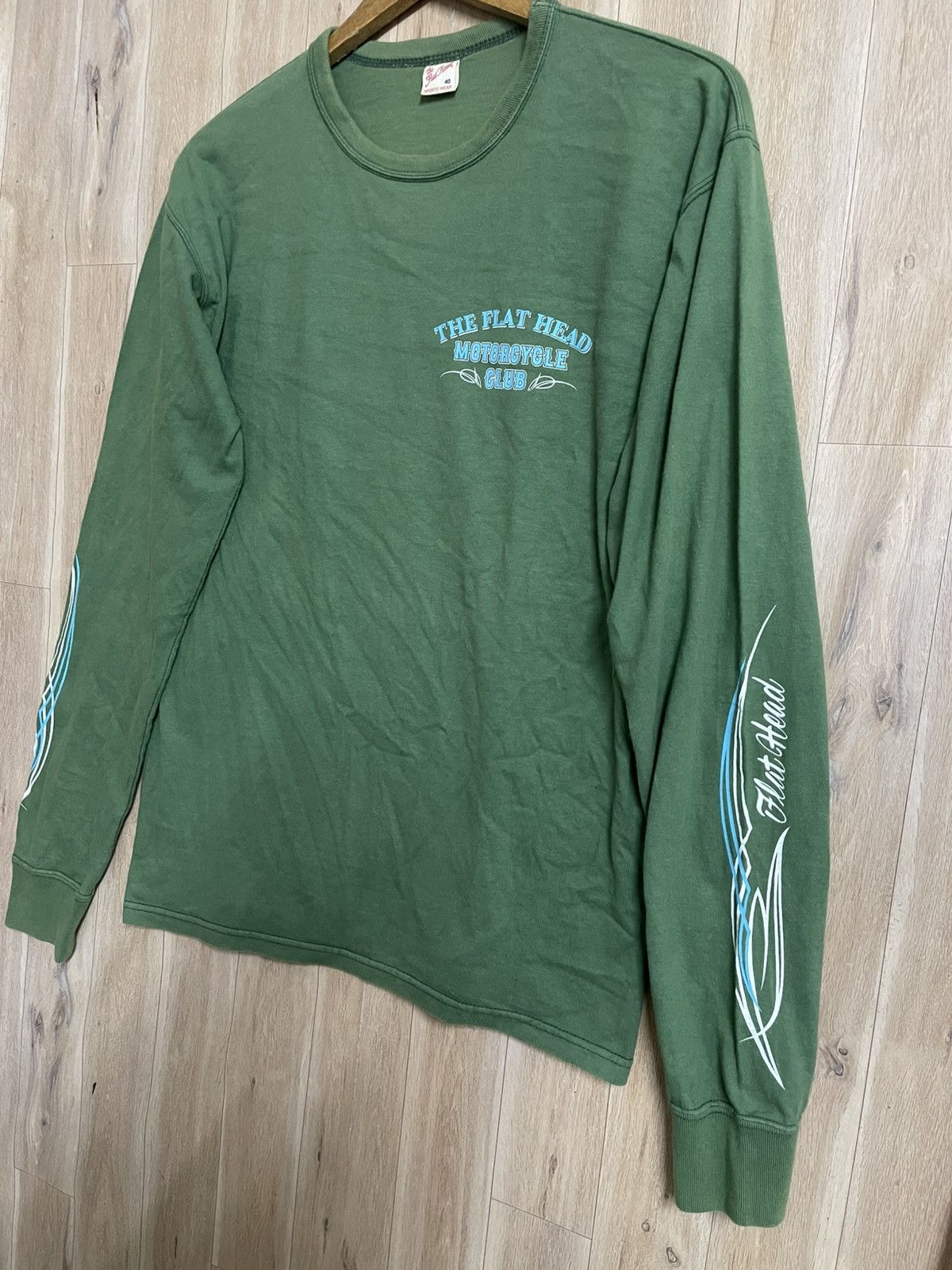 The Flat Head Vintage The Flat Head Long Sleeve T shirt Medium Size US M / EU 48-50 / 2 - 5 Thumbnail