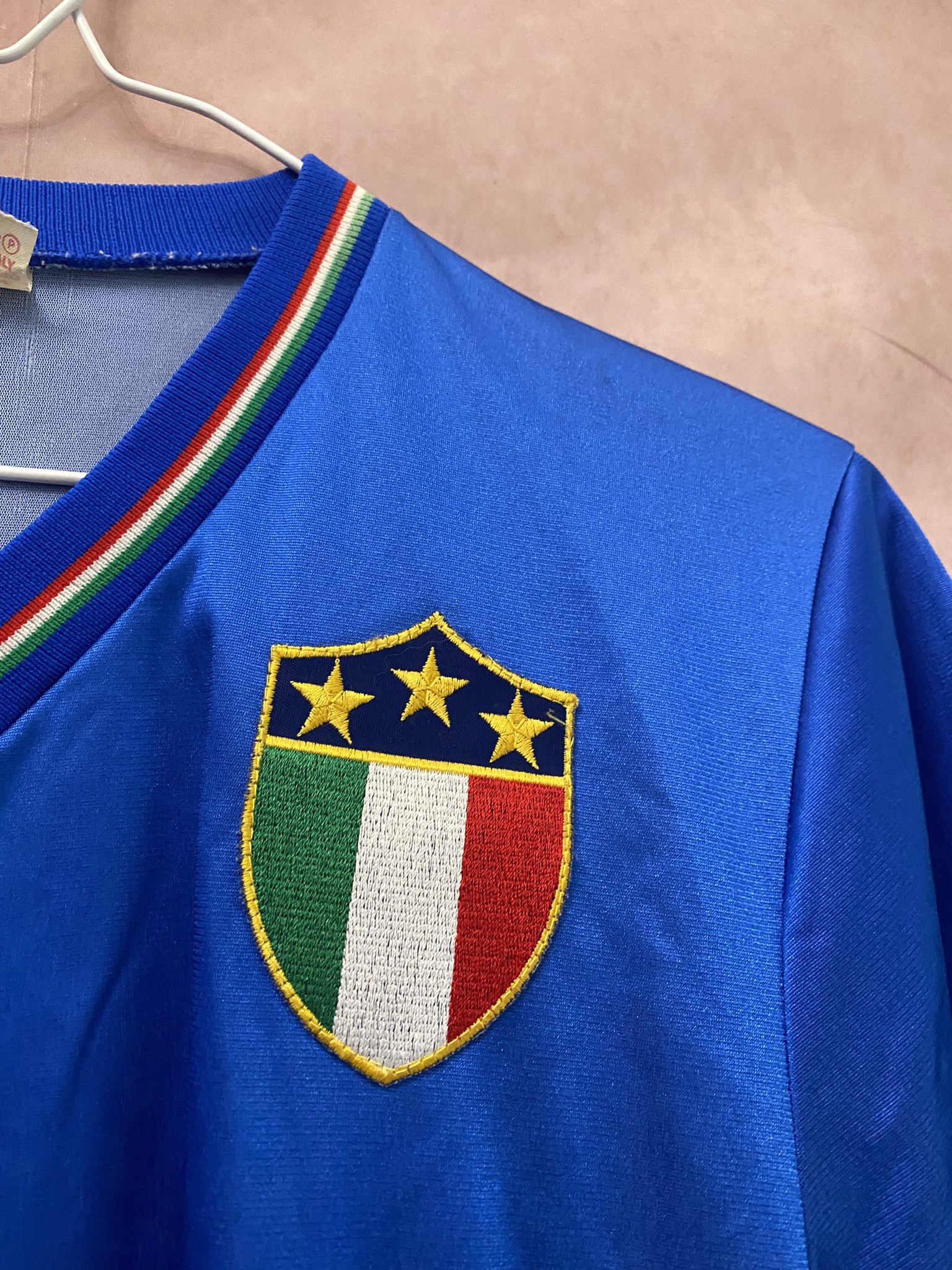 Vintage Italy Retro Football T-Shirt 1980s Size US S / EU 44-46 / 1 - 2 Thumbnail