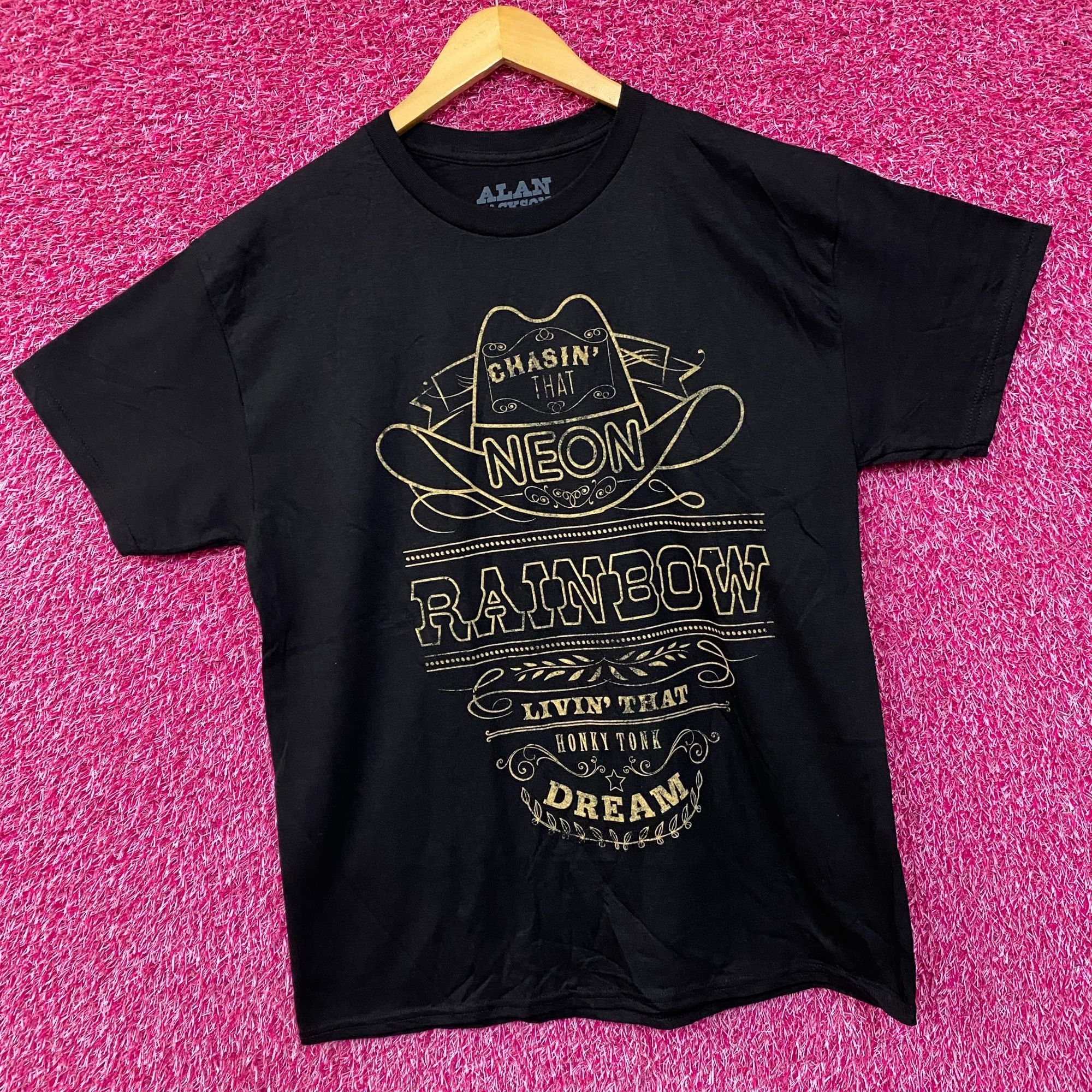 Other Alan Jackson Chasin That Neon Rainbow Graphic T-Shirt Large Size US L / EU 52-54 / 3 - 3 Thumbnail