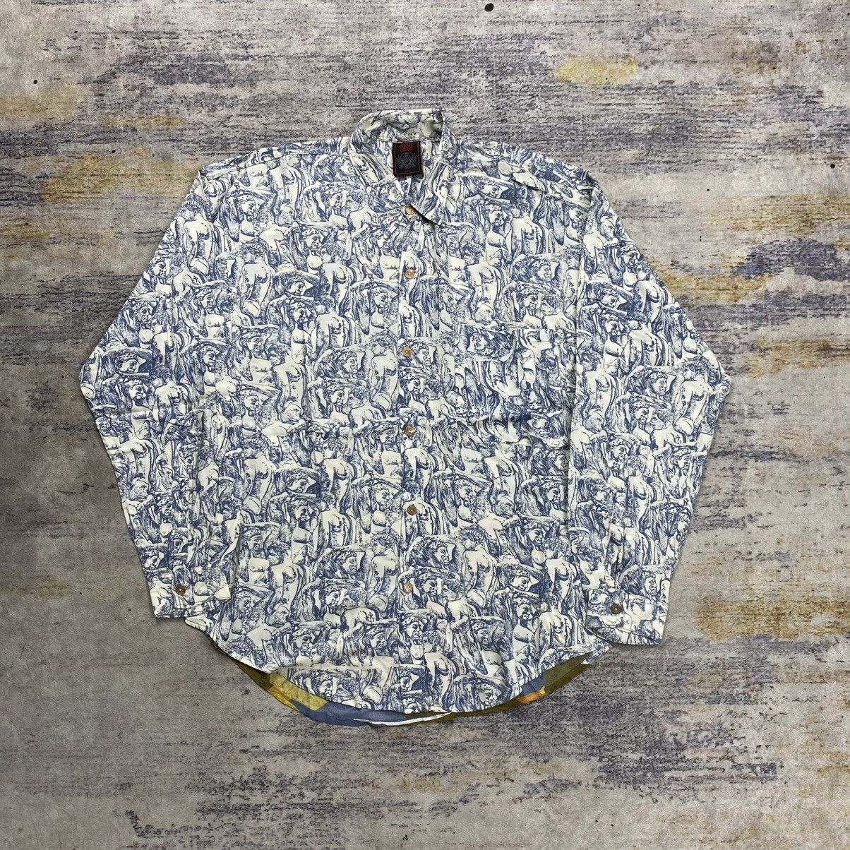 Jean Paul Gaultier Vintage Jean paul gaultier all oper print button shirt Size US L / EU 52-54 / 3 - 2 Thumbnail