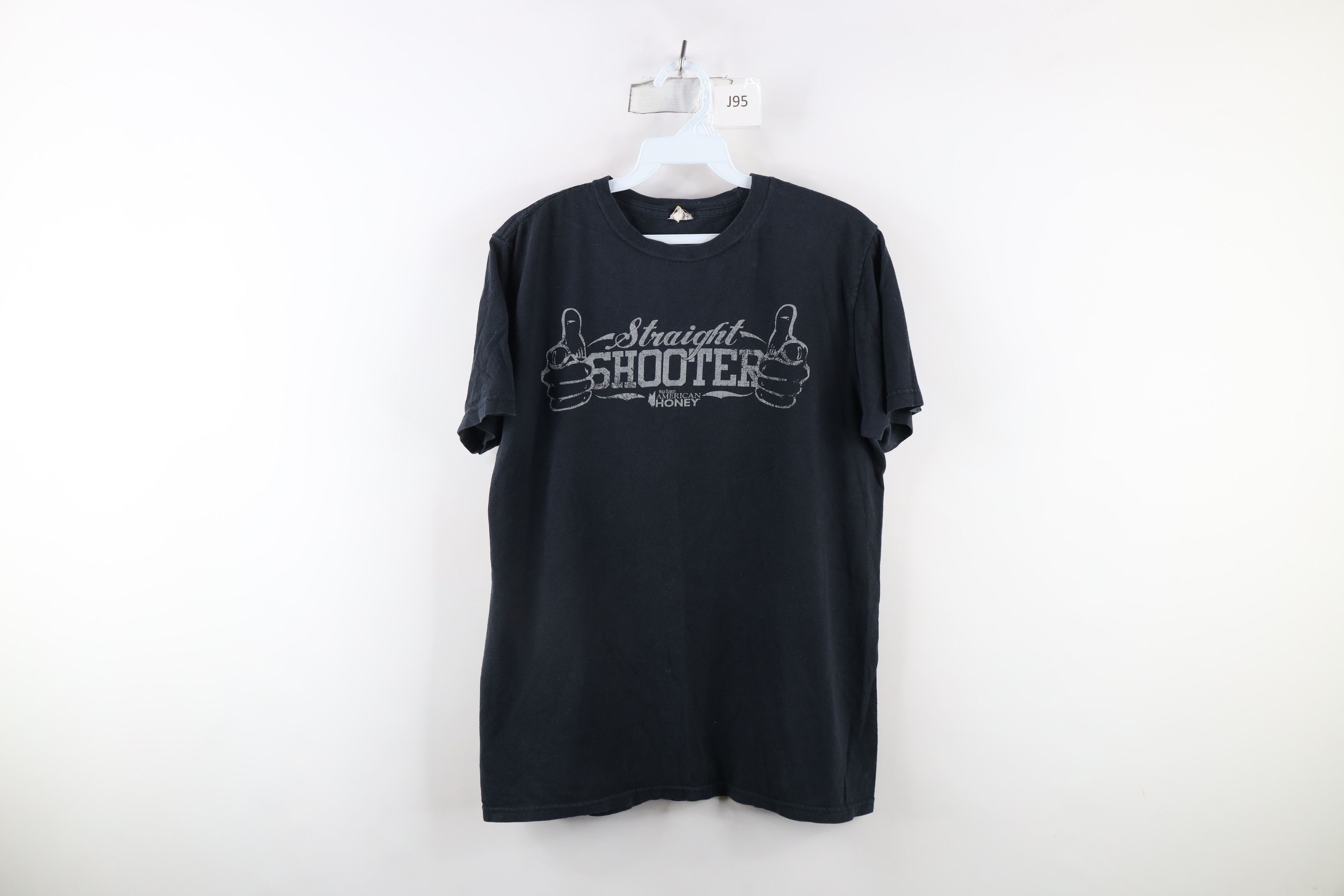 Vintage Vintage Wild Turkey American Honey Straight Shooter T-Shirt Size US M / EU 48-50 / 2 - 1 Thumbnail