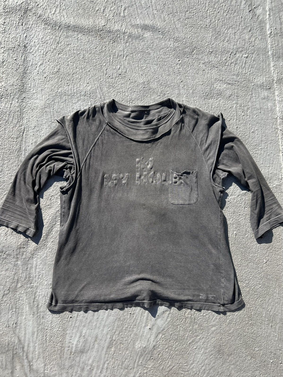 Undercover SS14 Undercover ‘In My Hole’ Double Layer 3/4 Shirt Size US M / EU 48-50 / 2 - 1 Thumbnail