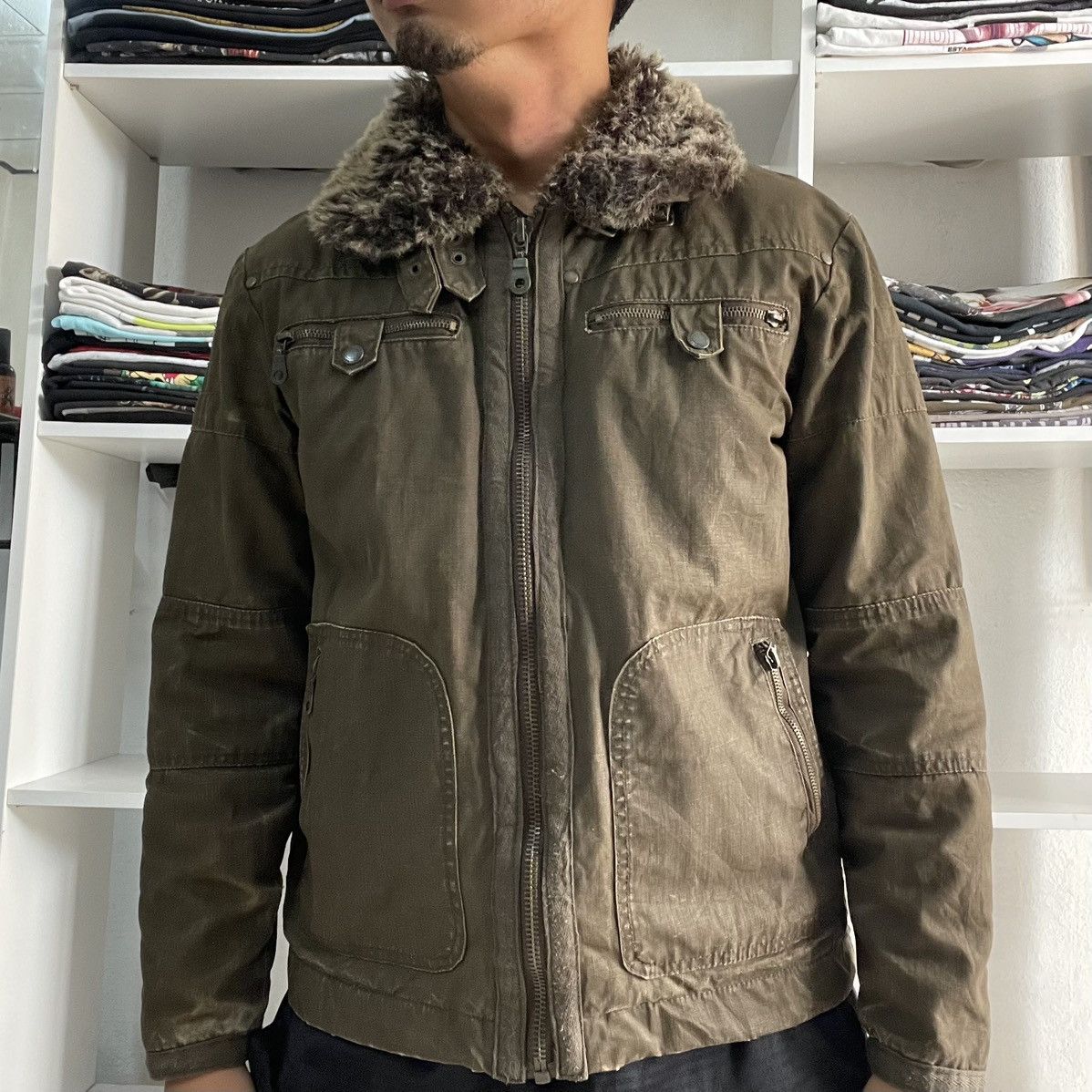 AvantGarde If Six Was Nine Hysteric Glamour Style Fur Jacket