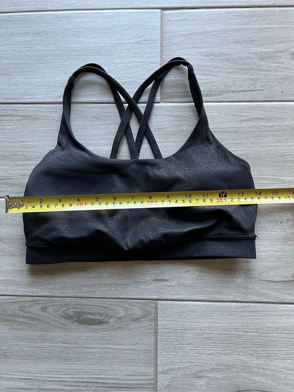Designer Lululemon Energy Bra Luminosity Foil Sz 8 Size ONE SIZE - 3 Thumbnail