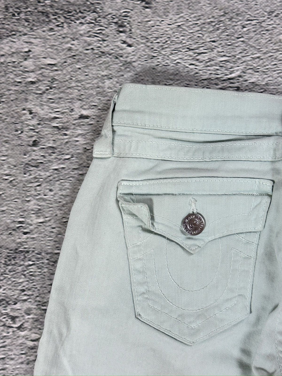 True Religion True Religion jeans mint turquoise vintage denim pants Size 28" / US 6 / IT 42 - 3 Thumbnail