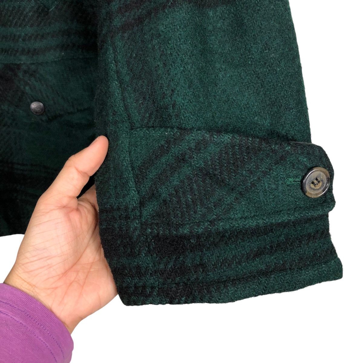 Edwin Vintage Wool Zipper Jacket Edwin Tokyo Fabric Tartan Design Size US L / EU 52-54 / 3 - 16 Thumbnail
