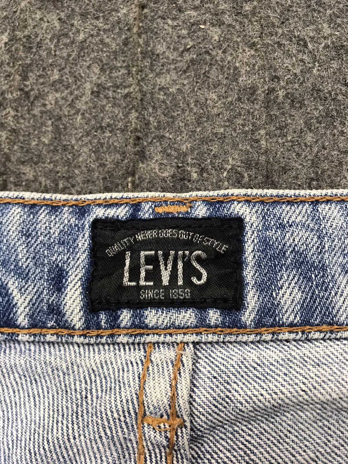 Levi's Vintage Clothing Levi's Strauss Japan Zipper Beauty Fade Denim Baggy Straight Size US 32 / EU 48 - 10 Thumbnail