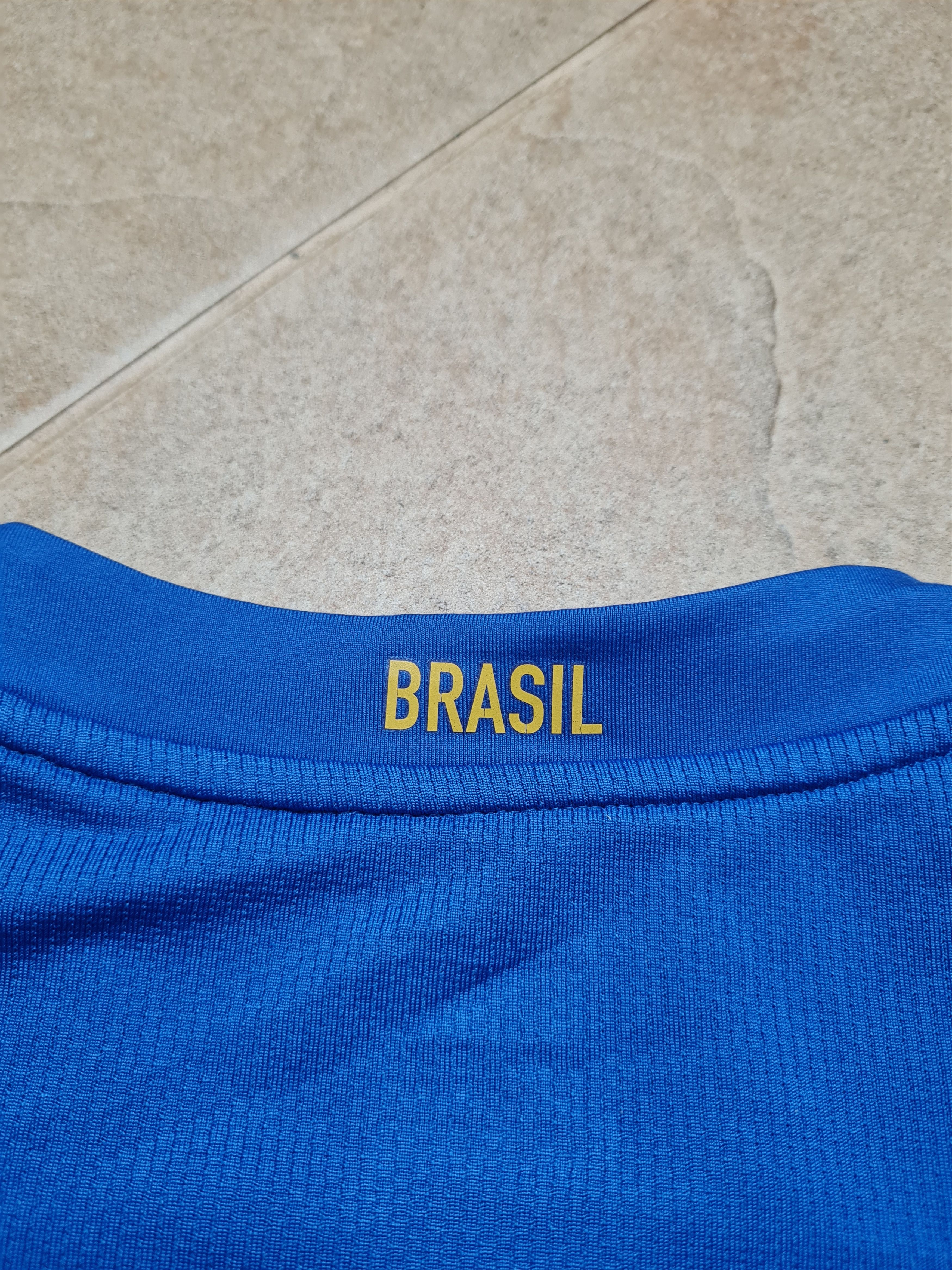 Nike Nike Brasil National Team Soccer Football Blue Jersey Size US S / EU 44-46 / 1 - 20 Thumbnail