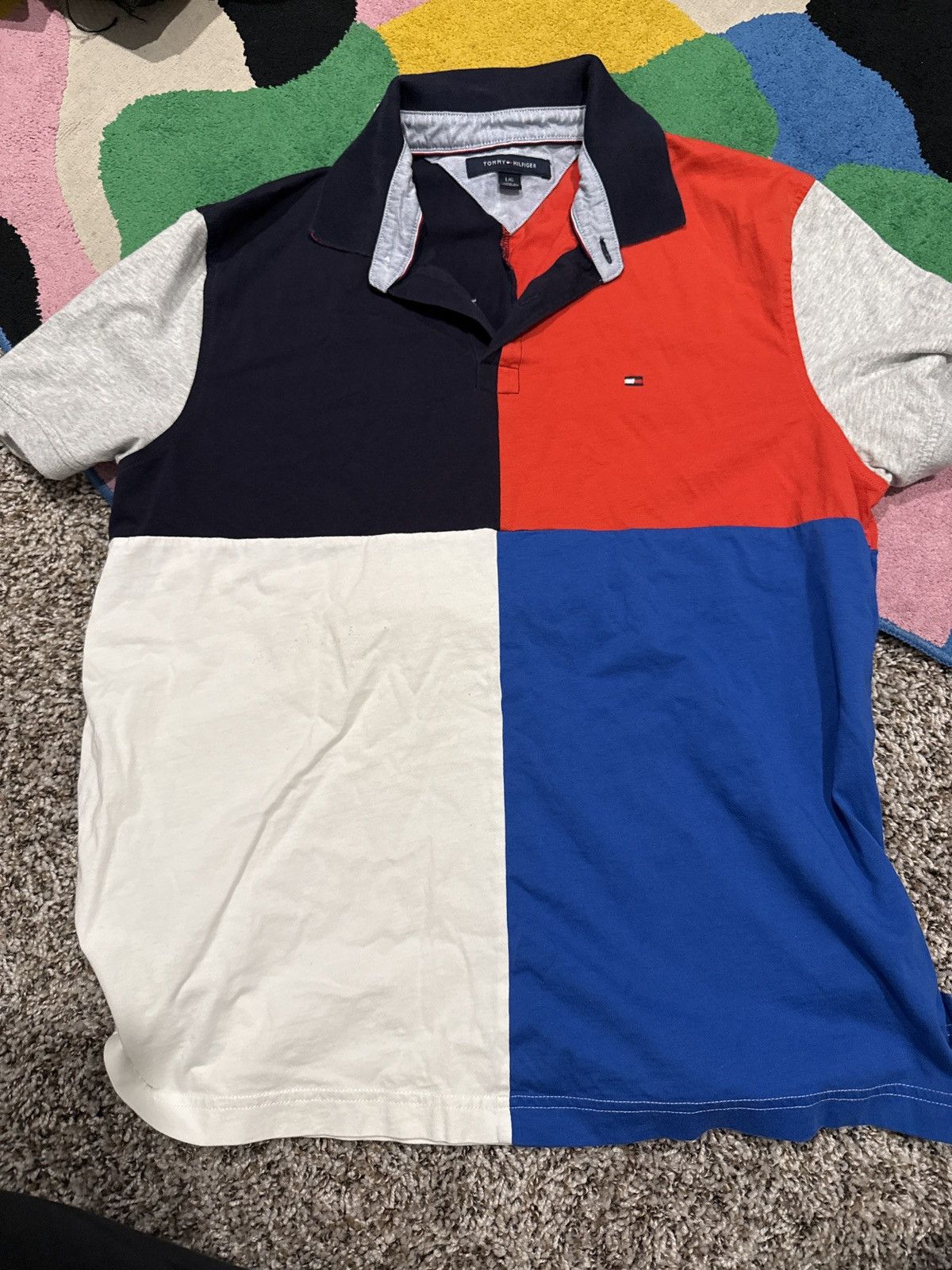 Tommy Hilfiger Tommy Hilfiger Vintage Polo Size US M / EU 48-50 / 2 - 1 Thumbnail