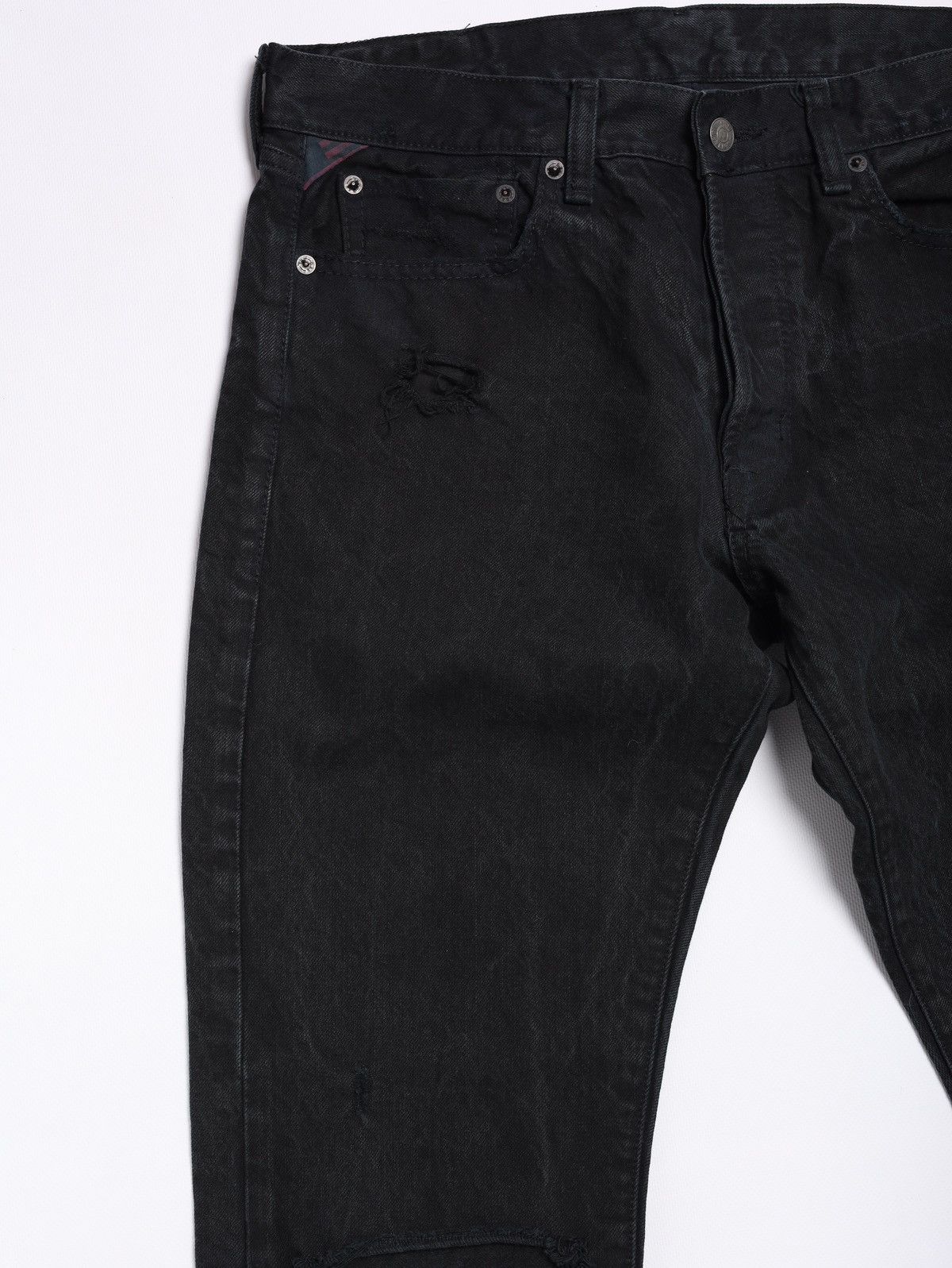 Denim & Supply Ralph Lauren Denim Supply Ralph Lauren Distressed Washed Denim Pants Size US 33 - 5 Thumbnail