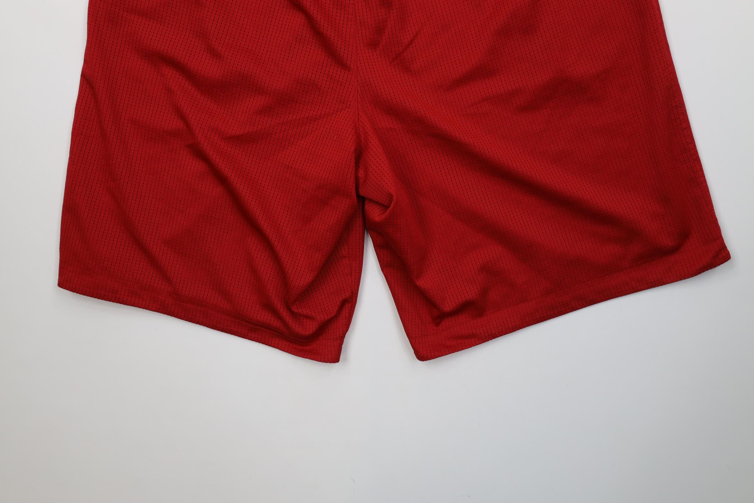 Nike Vintage Y2K Nike Mini Swoosh Mesh Basketball Shorts Red Size US 34 / EU 50 - 12 Thumbnail