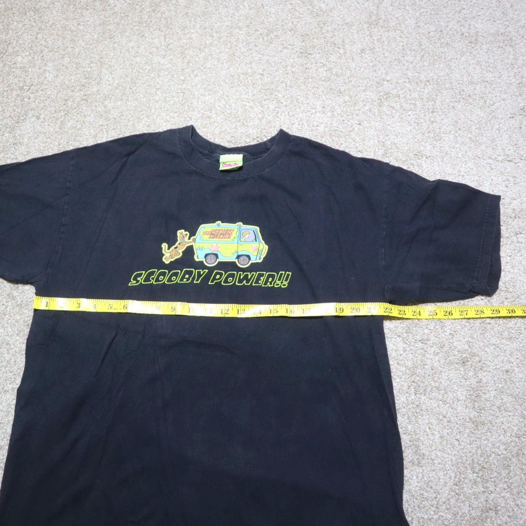 Vintage VINTAGE Scooby-Doo Shirt XL Black Scooby Power Tee T-Shirt Mens 90s PowerUP Graphic Rare 2000s Size US XL / EU 56 / 4 - 5 Thumbnail