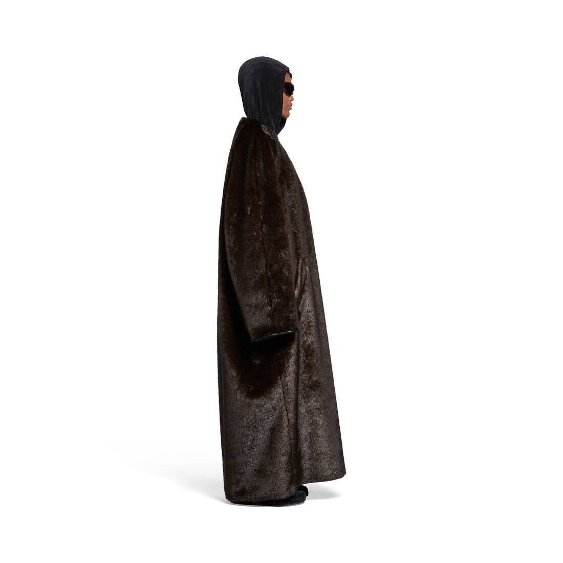 Balenciaga oc11z0625 Lining Coat in Brown Size S / US 4 / IT 40 - 4 Thumbnail