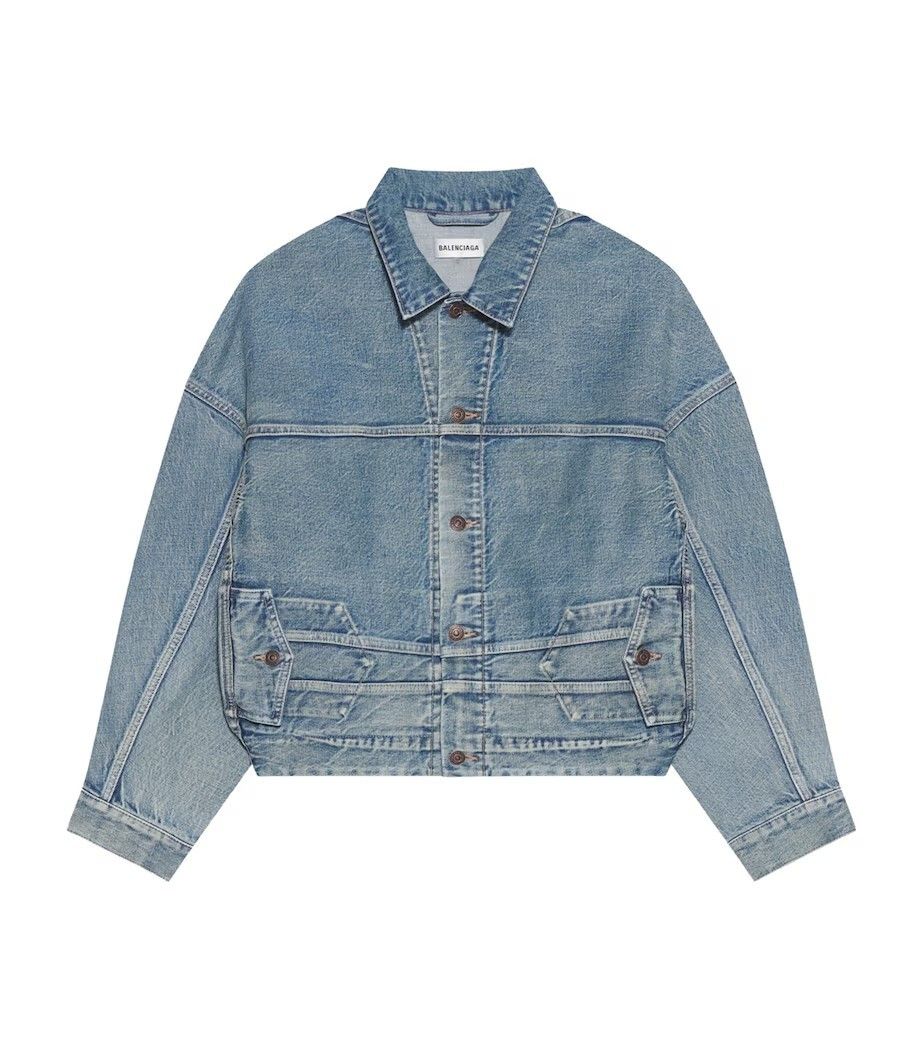Balenciaga Upside Down Jacket in Blue, Men's (Size M)
