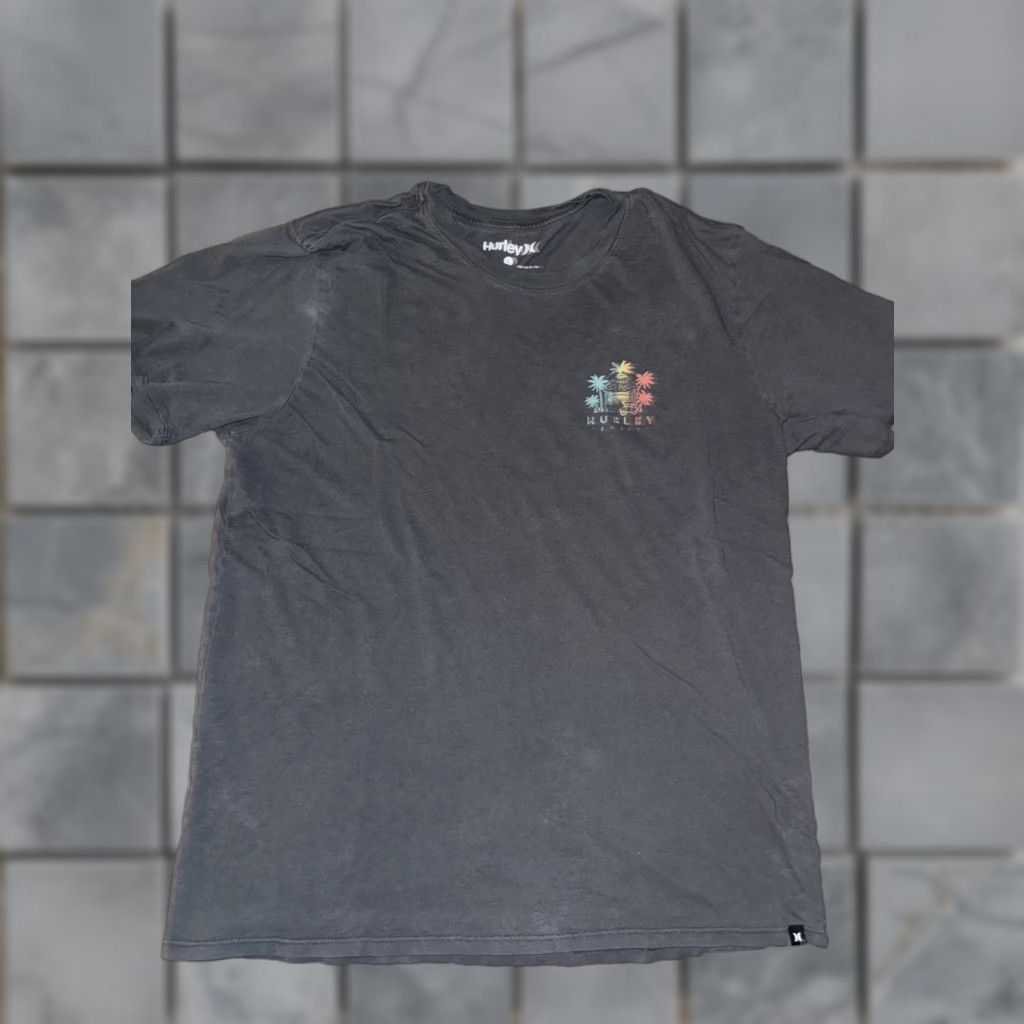 Hurley Hurley T-Shirt Gray L Men Regular All Seasons Lightweight Easy Care Shirt Mens) Size US L / EU 52-54 / 3 - 1 Thumbnail