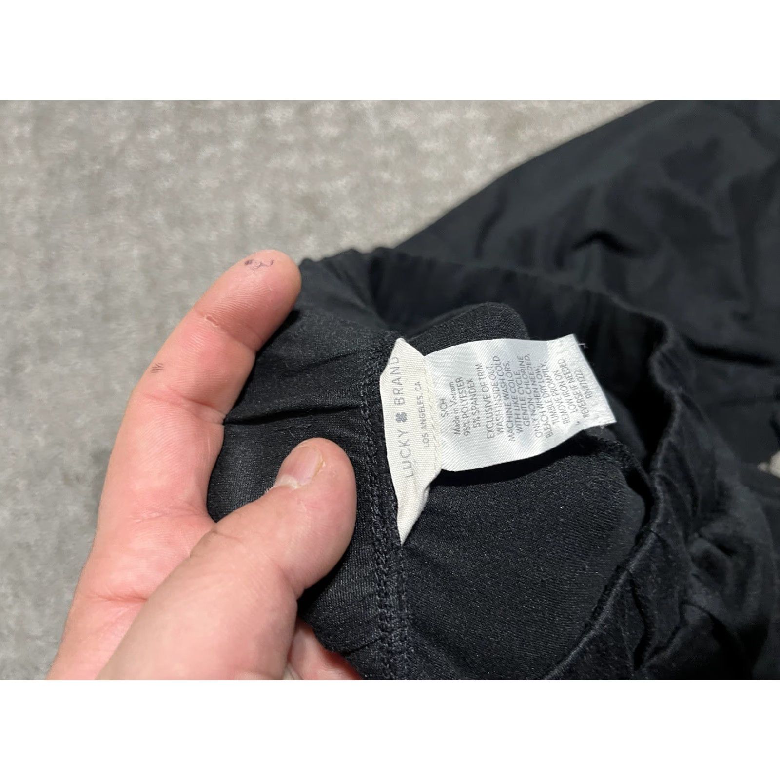Lucky Brand Lucky Brand Pants Womens Lounge Drawstring Pockets Light Weight Comfy Black Small Size 28" / US 6 / IT 42 - 5 Thumbnail
