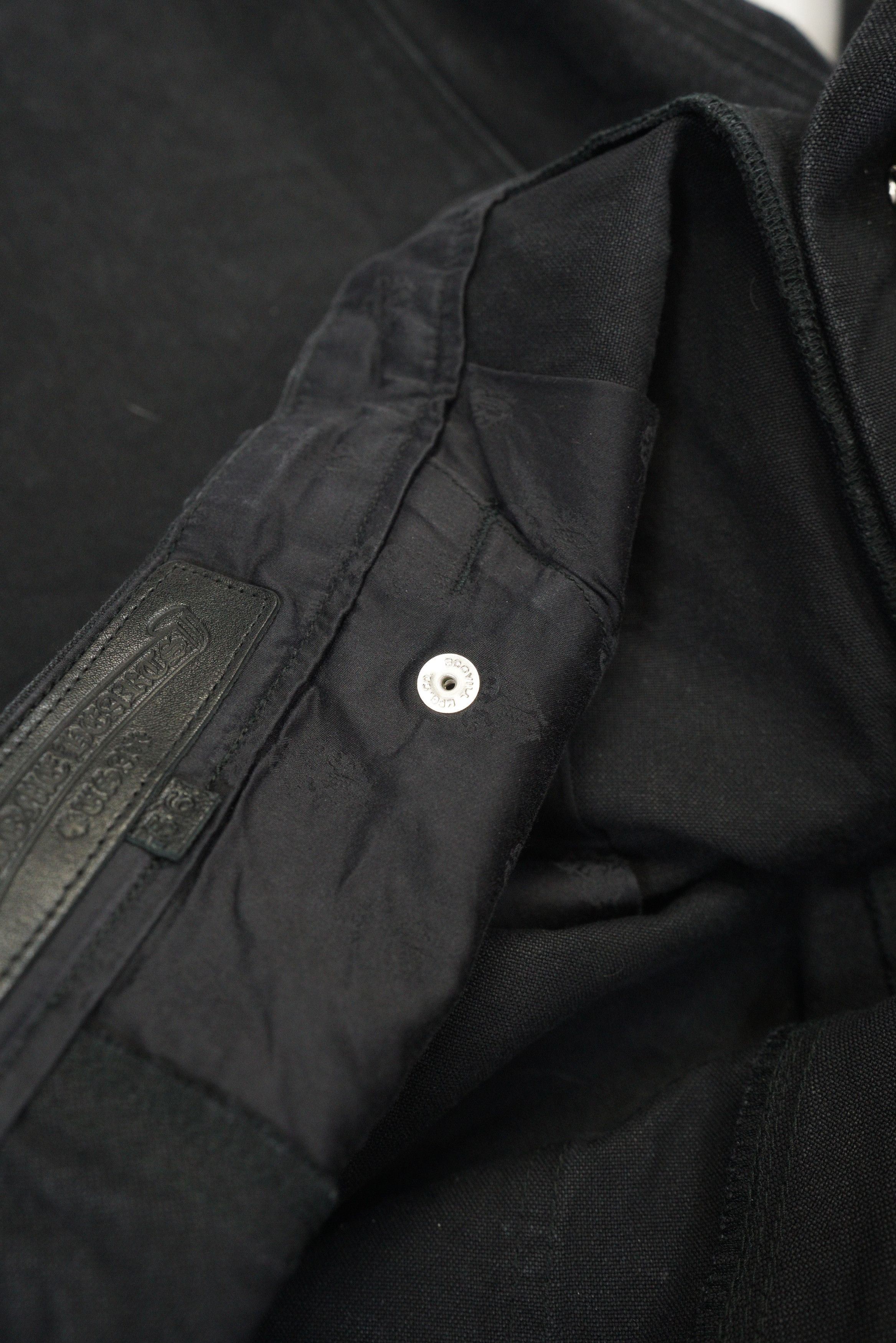 Chrome Hearts Chrome Hearts Black Leather Cross Patch Carpenter Shorts Size US 36 / EU 52 - 11 Thumbnail