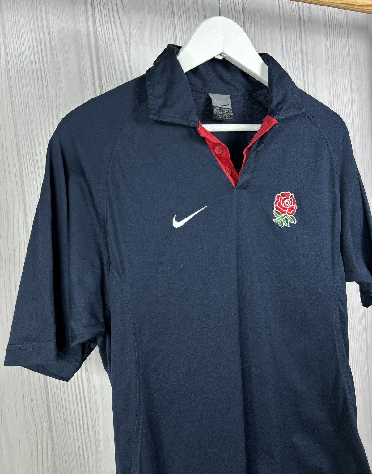Nike Vintage England Rugby Polo Shirt 2004 Nike Blue Size S Size US S / EU 44-46 / 1 - 2 Thumbnail
