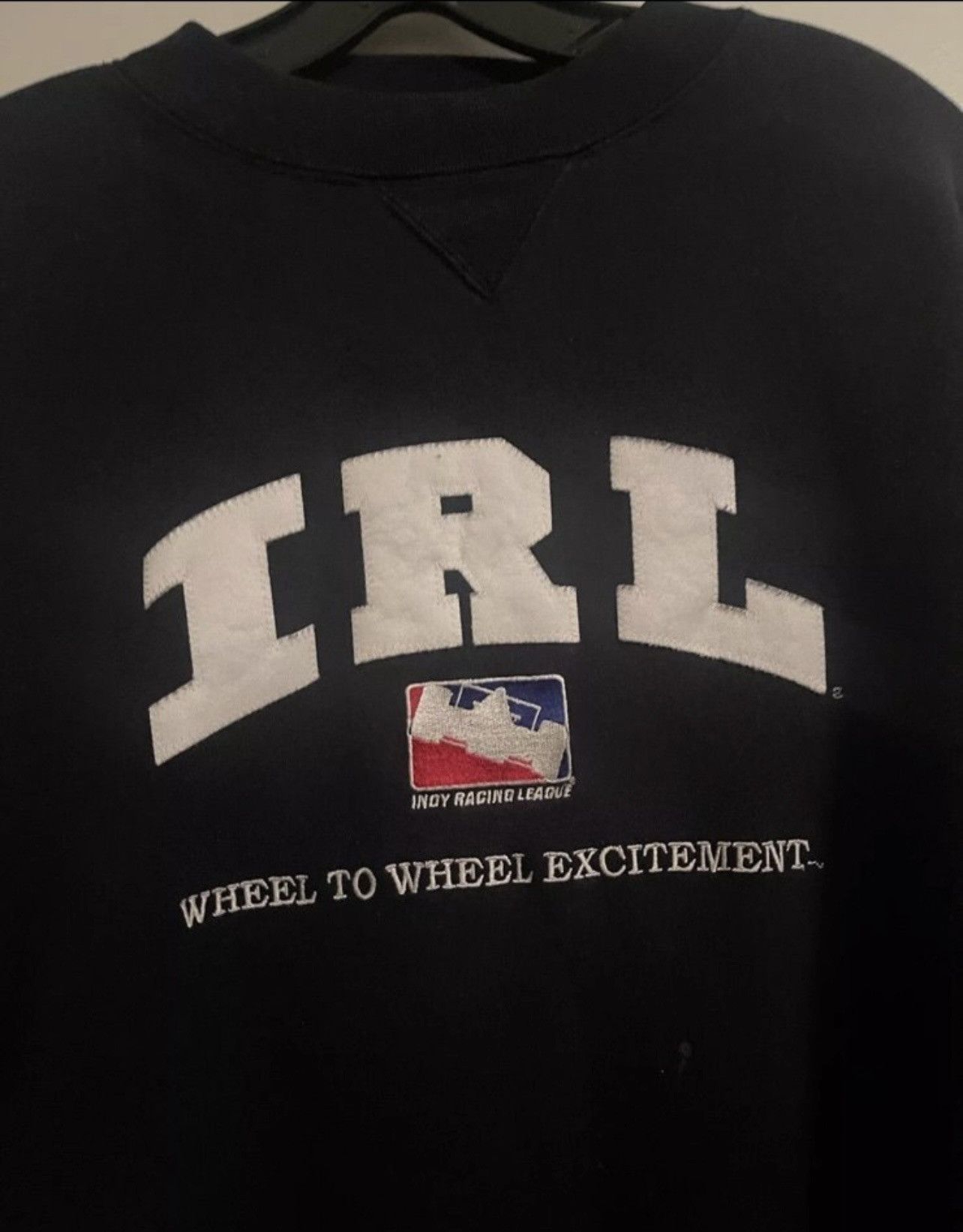 Vintage VTG Indy Racing League (IRL) Sweater (L) Size US L / EU 52-54 / 3 - 2 Thumbnail