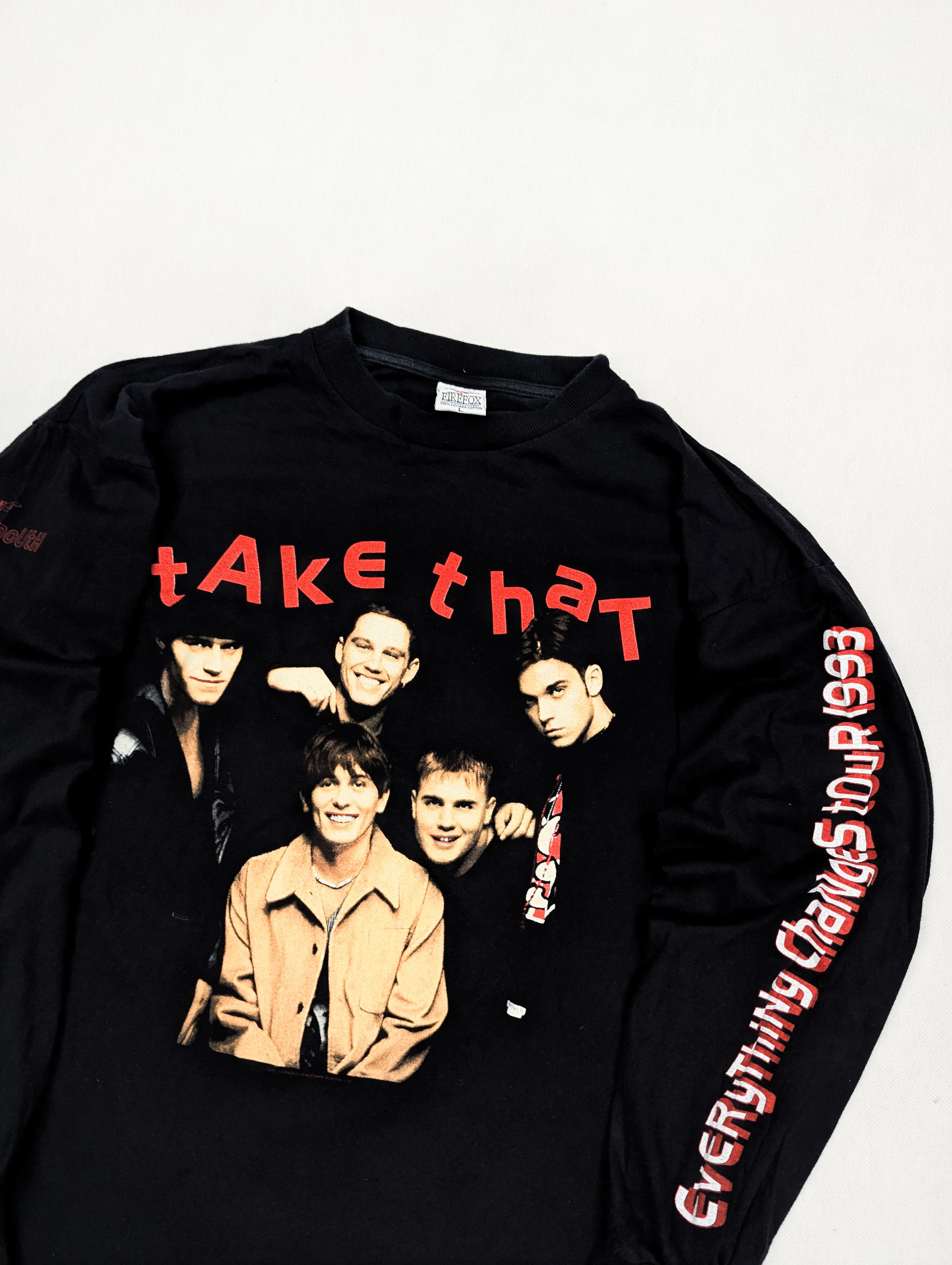 Band Tees × Vintage Take That everything changes tour 1993 Size US M / EU 48-50 / 2 - 4 Thumbnail
