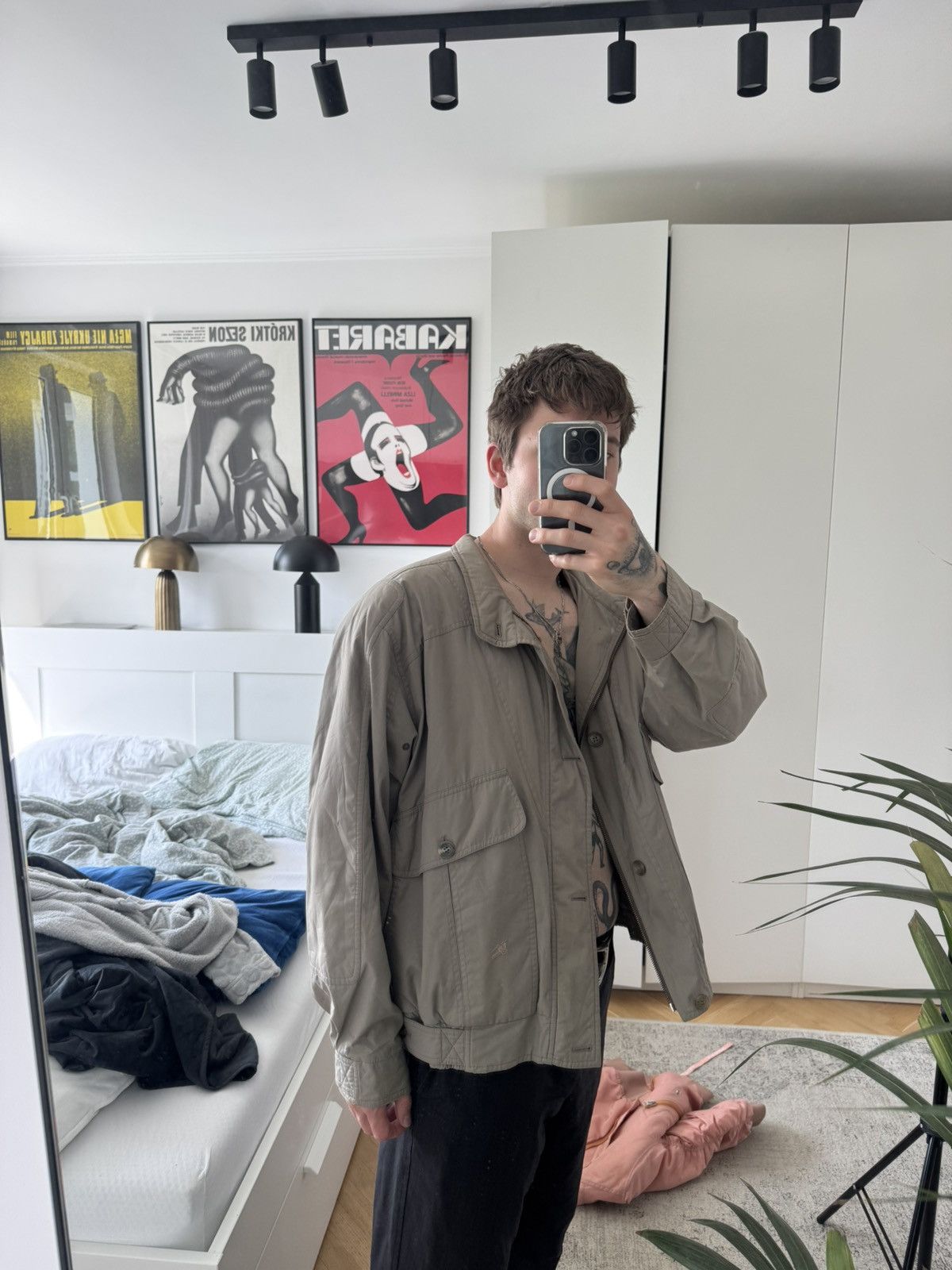 Burberry Vintage Burberry Gray Casual Jacket 90s Streetwear Designer Size US L / EU 52-54 / 3 - 6 Thumbnail