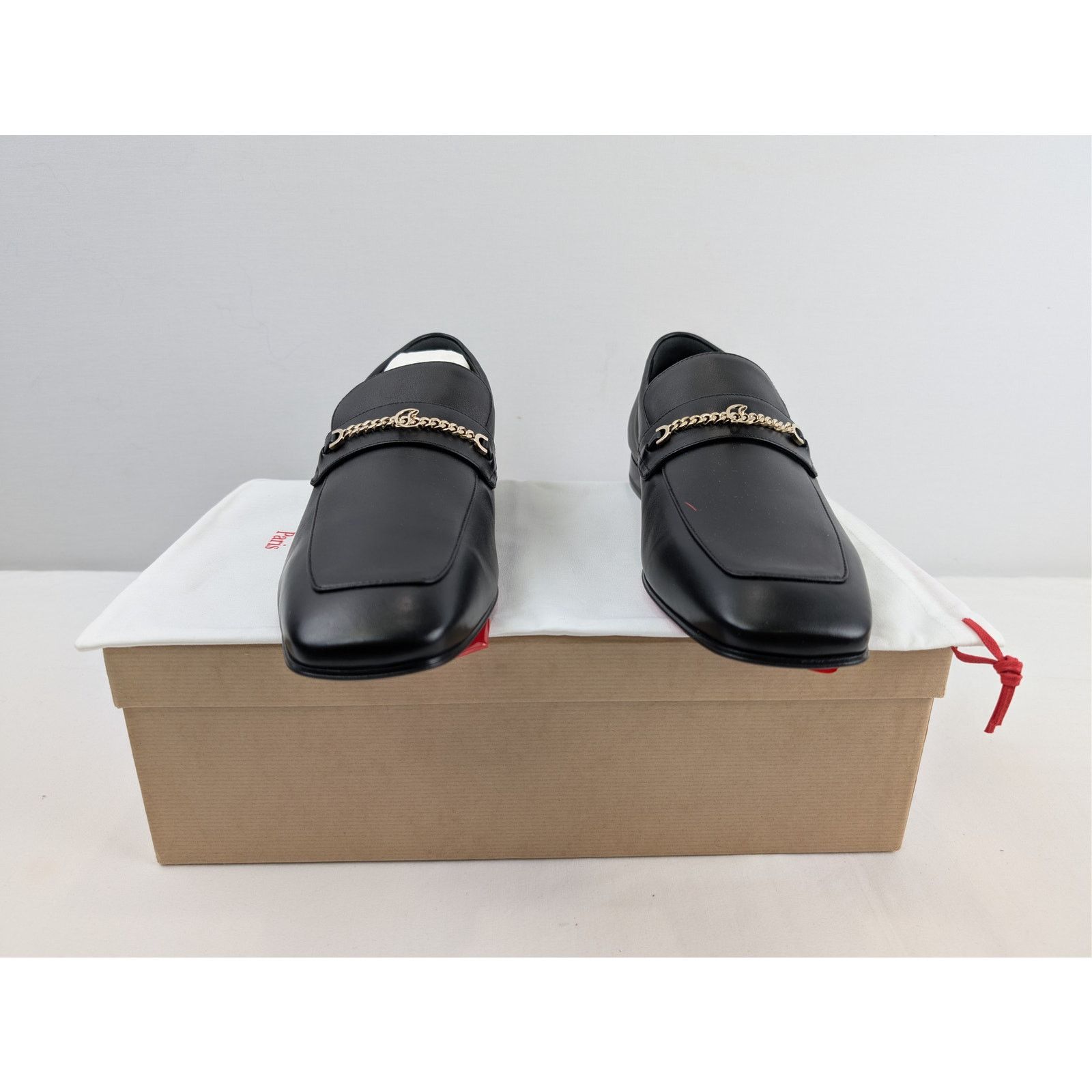 Christian Louboutin o1rshd1 MJ Moc Uomo Flat Shoe Boots in Black Size US 11 / EU 44 - 18 Thumbnail