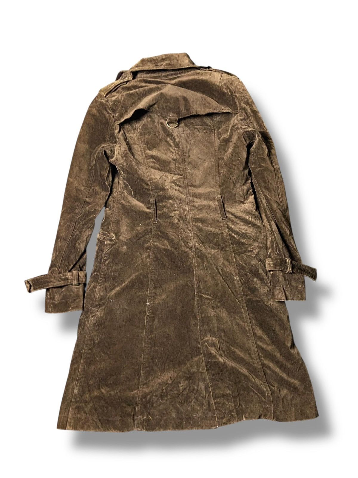 Tornado Mart Tornado Mart Double Breasted Velvet Long Coat (168) Size S / US 4 / IT 40 - 5 Thumbnail
