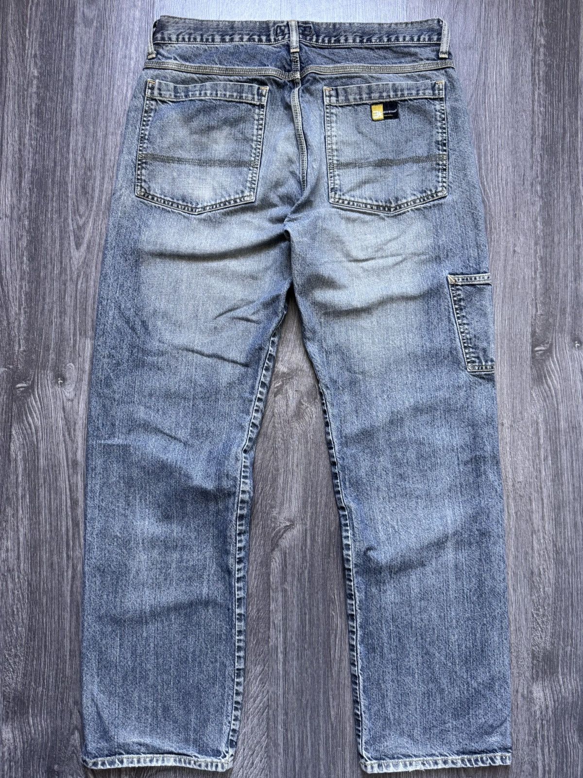 Big Star × Vintage Y2K Vintage Big Star Workwear Denim Rap Pants Size US 34 / EU 50 - 6 Thumbnail