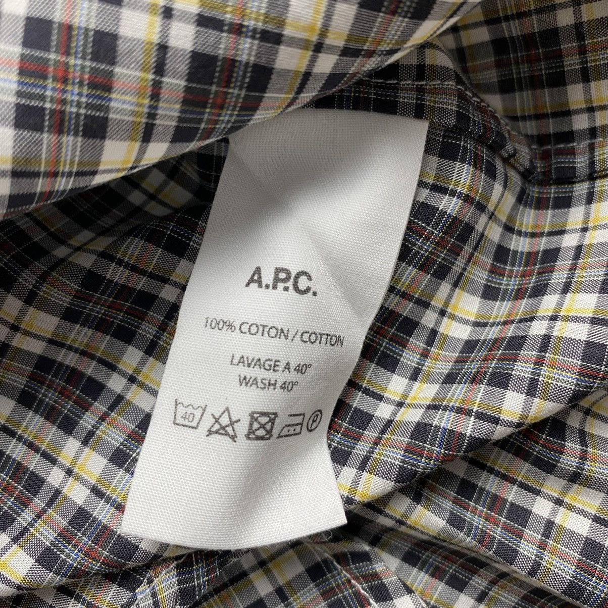 A.P.C. Vintage A.P.C. 90’s Y2K plaid Shirt Size US M / EU 48-50 / 2 - 5 Thumbnail