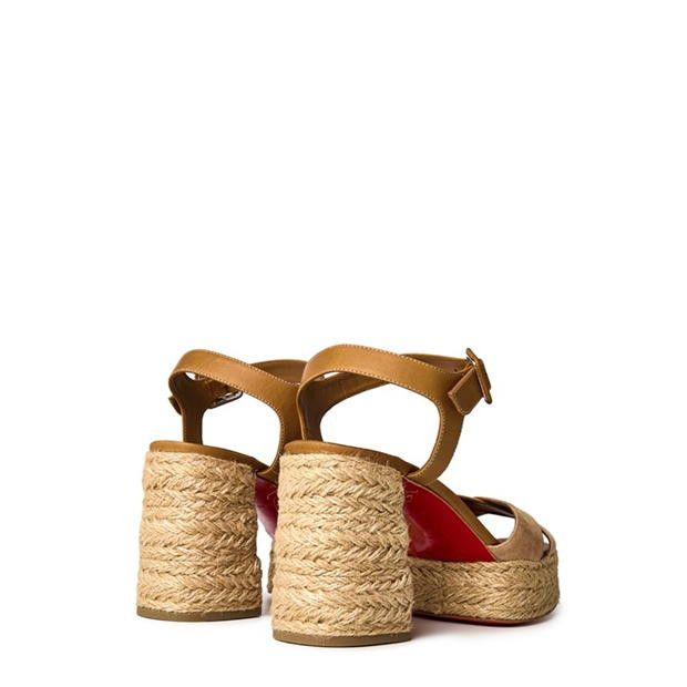 Christian Louboutin Calakala 85mm Wedges Size US 10 / IT 40 - 5 Thumbnail