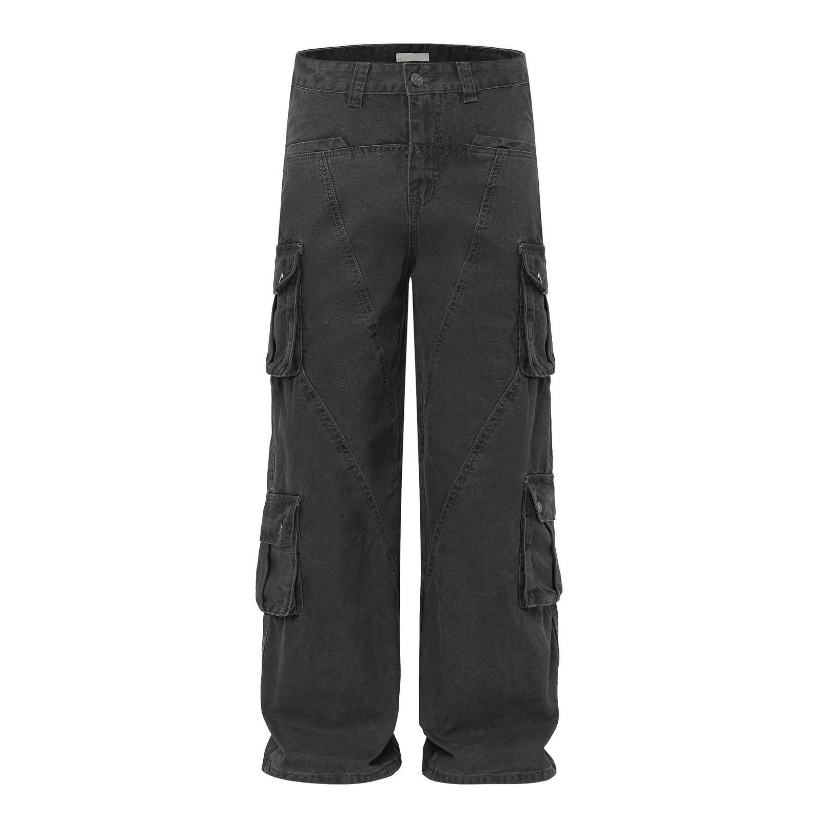 Vintage Green Multi Pocket Cargo Pants Size 30" / US 8 / IT 44 - 6 Thumbnail