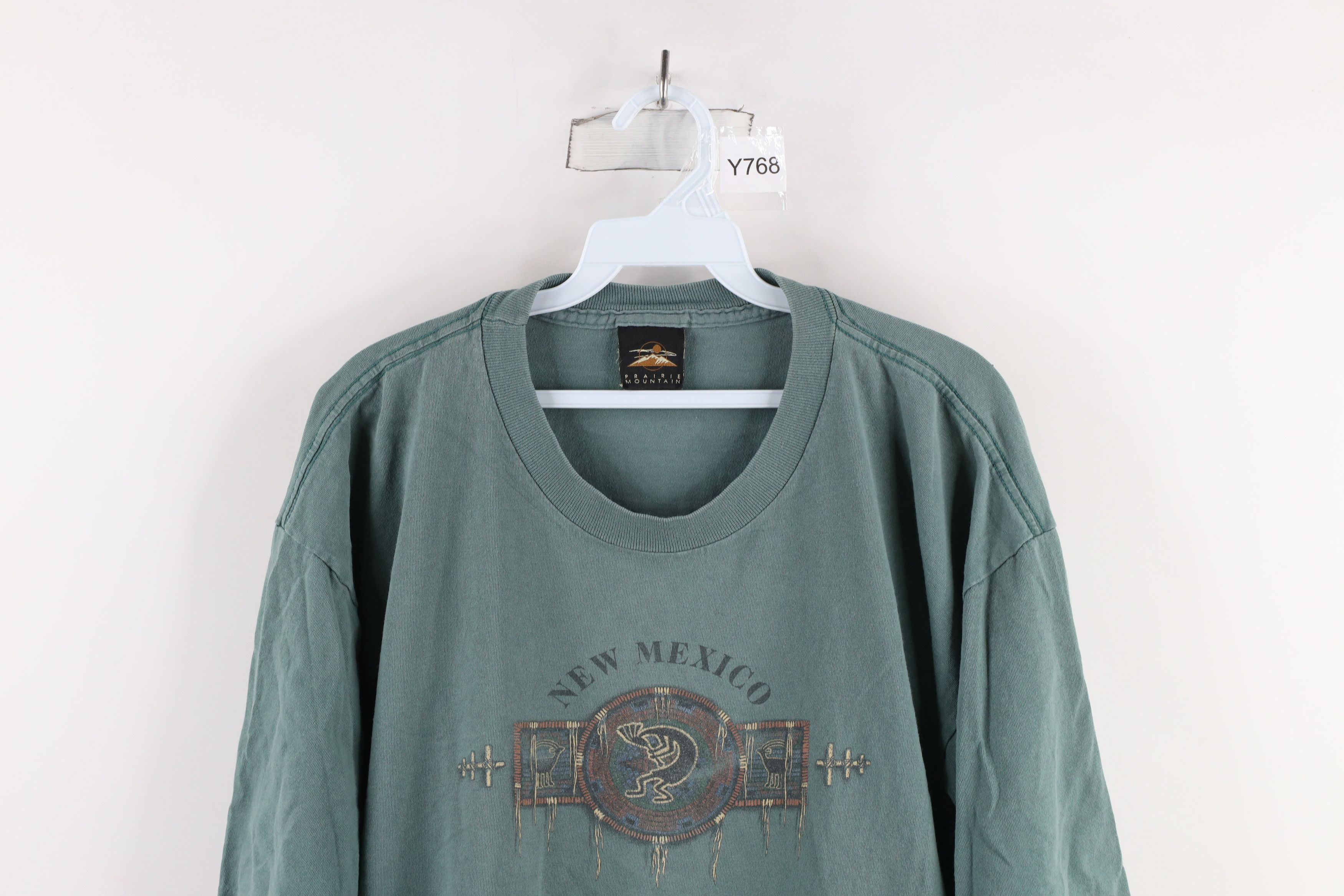Vintage Vintage 90s Streetwear New Mexico Kokopelli T-Shirt USA Size US XL / EU 56 / 4 - 2 Thumbnail