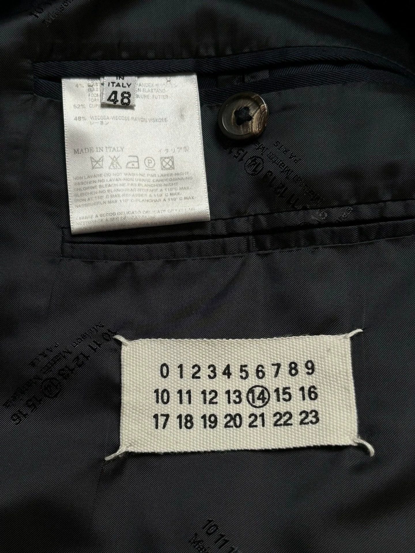 Maison Margiela Black Long Button-Up Coat Size M Size US M / EU 48-50 / 2 - 7 Thumbnail