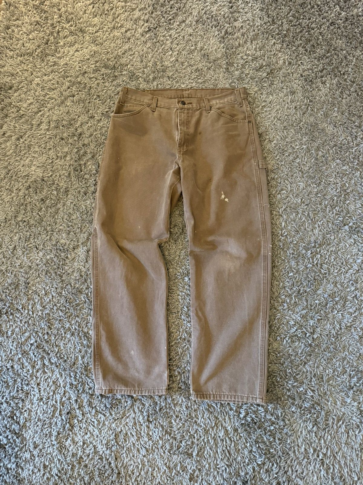 Dickies paint splattered carpenter pants Size US 34 / EU 50 - 1 Thumbnail
