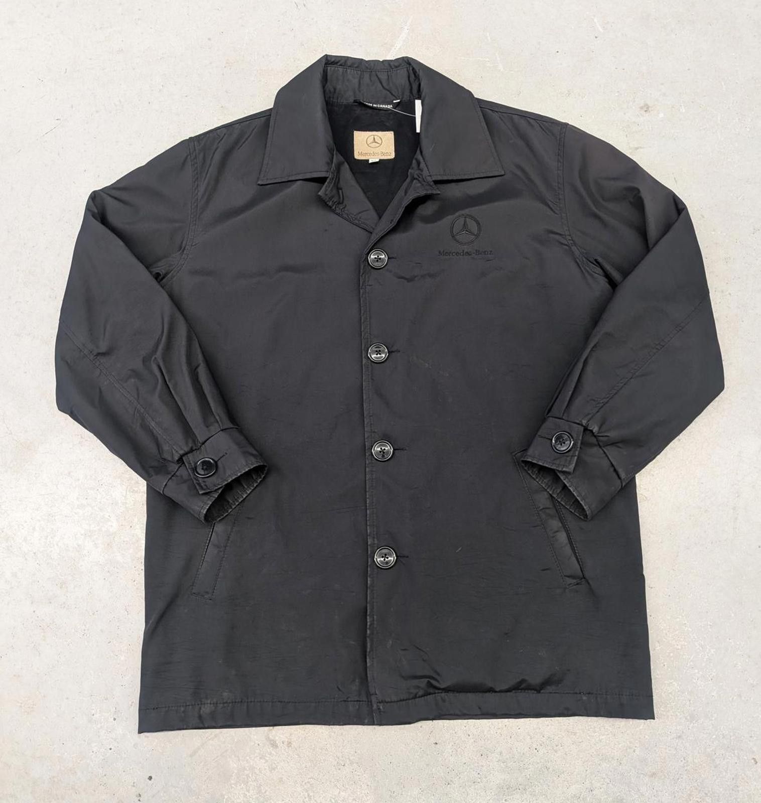 Mercedes-Benz Vintage 90s Mercedes Benz Black tonal jacket Size US M / EU 48-50 / 2 - 1 Thumbnail