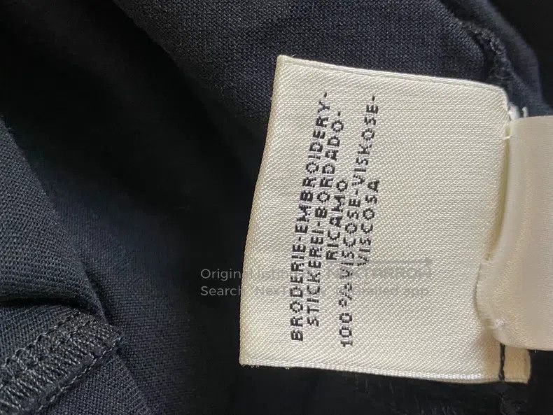 Hermes Hermes Black Dress with Delicate Chain Embroidery Pattern Size XS / US 0-2 / IT 36-38 - 7 Thumbnail