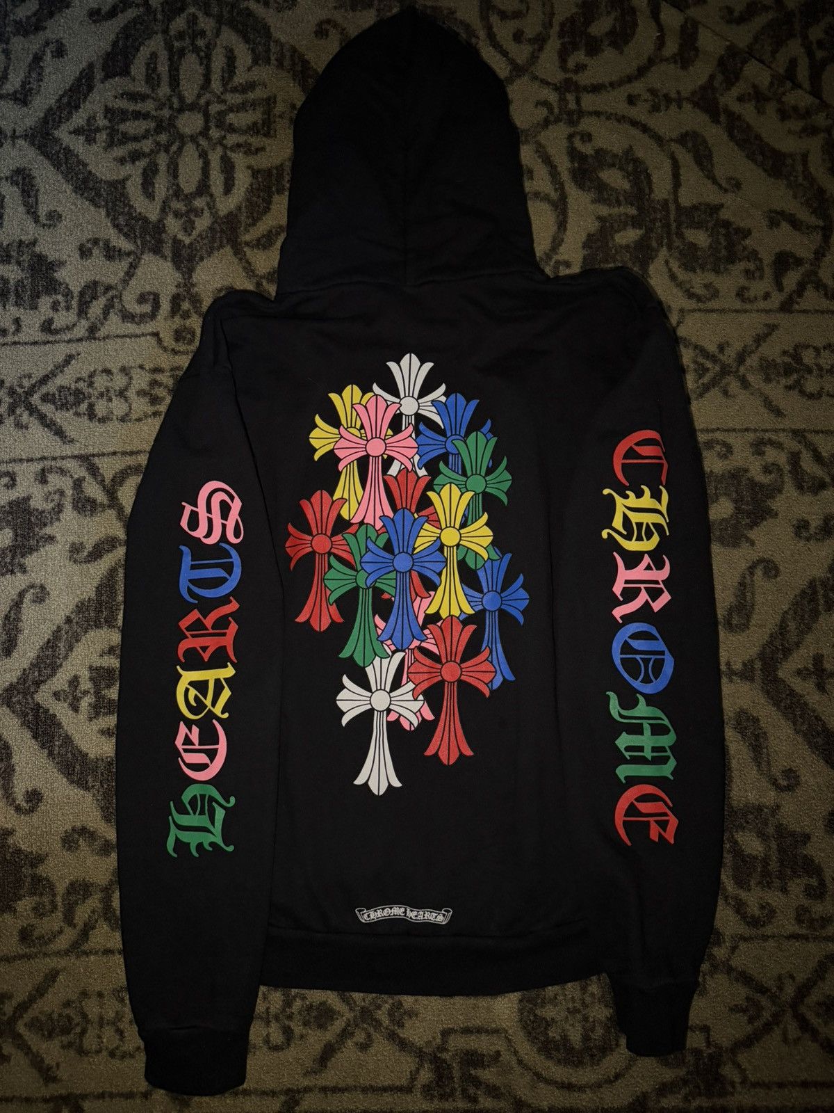 Chrome Hearts ✅ Authentic Chrome Hearts Rare Multi Color Cross Zip Up Sz M Size US M / EU 48-50 / 2 - 1 Thumbnail