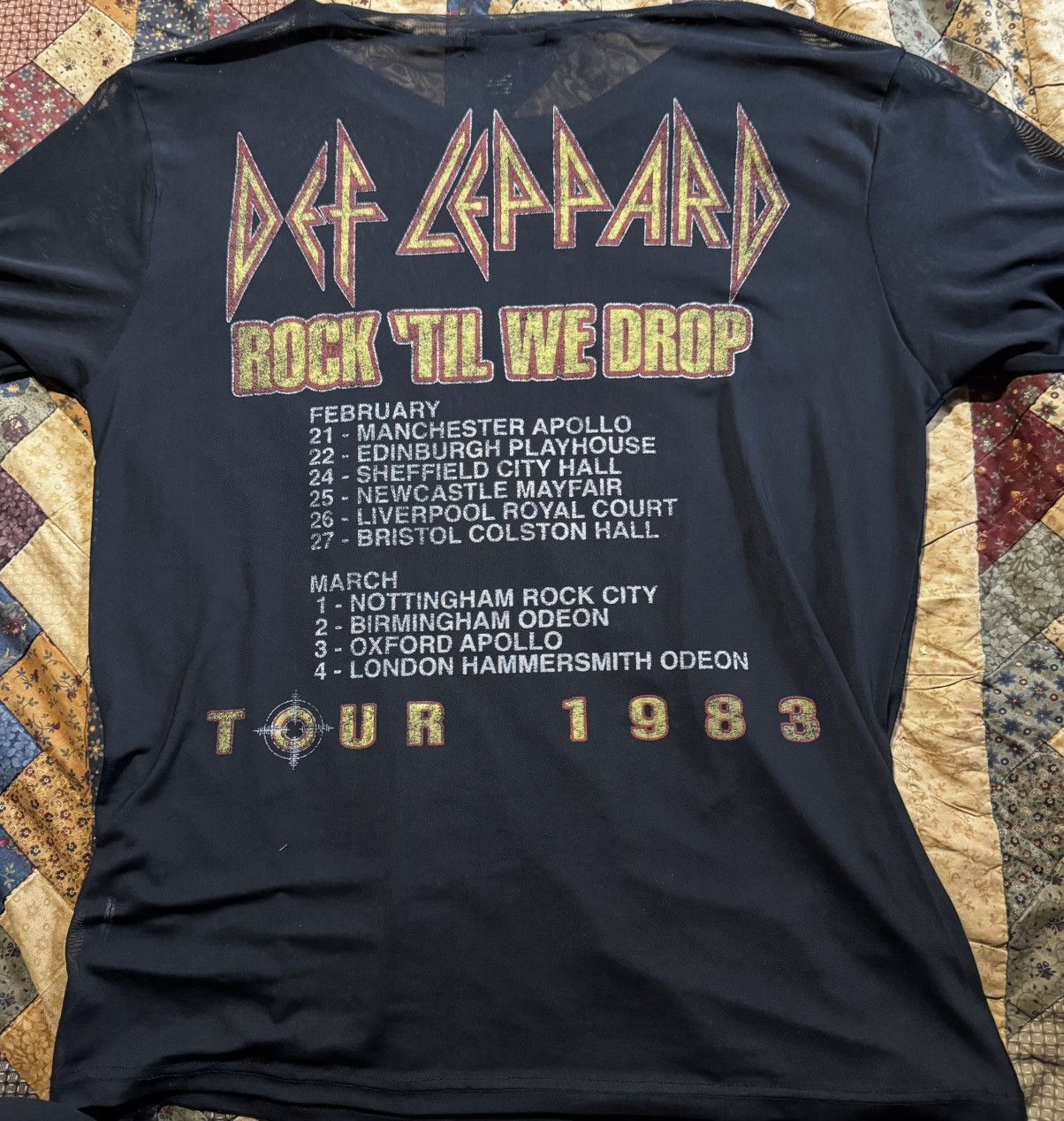 Forever 21 Def Leppard Mesh Tour Tee Size S Size S / US 4 / IT 40 - 7 Thumbnail