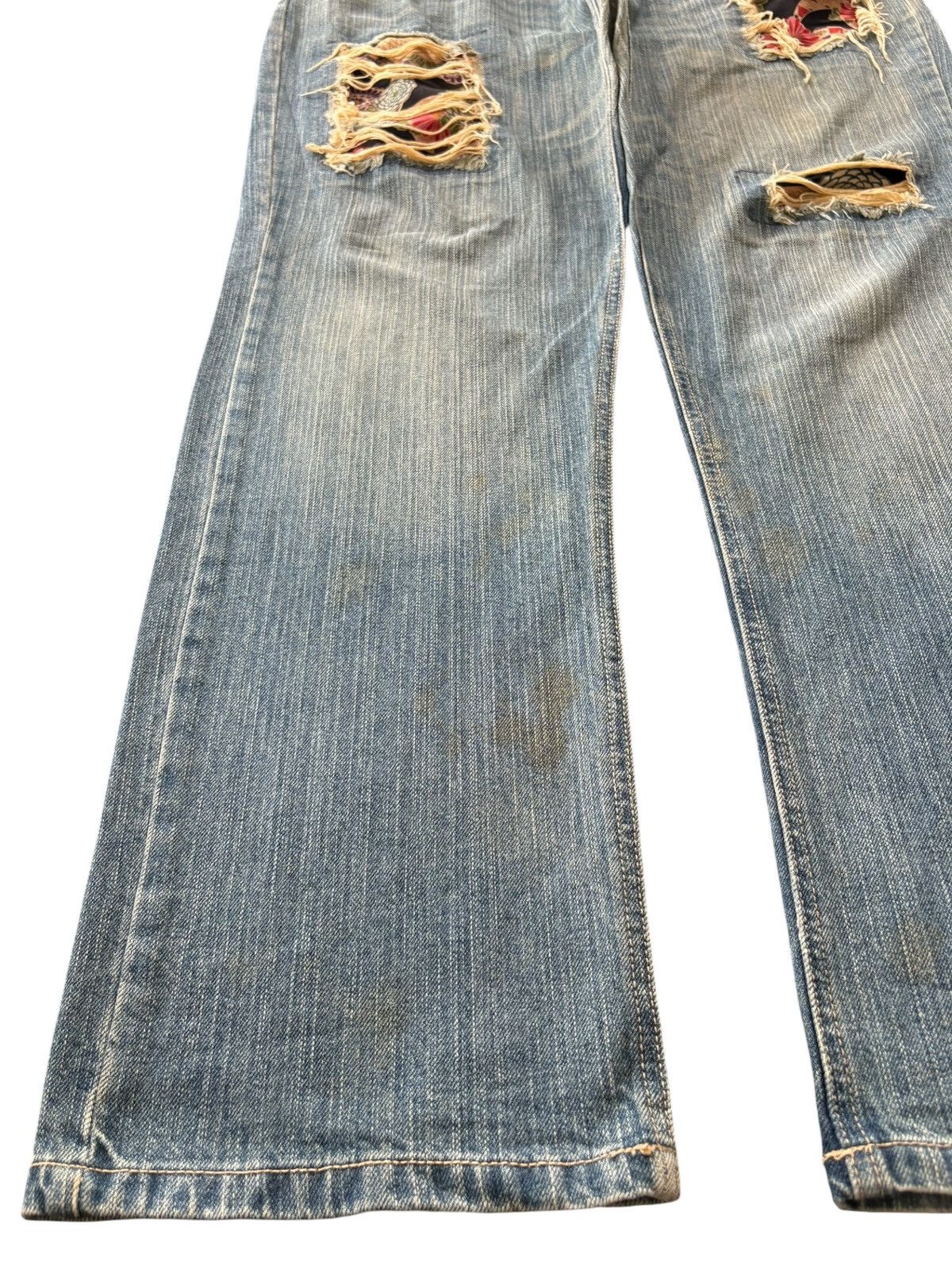 Japanese Brand Vintage Japanese Brand Sashiko Distressed Loose Jeans Size US 38 / EU 54 - 6 Thumbnail