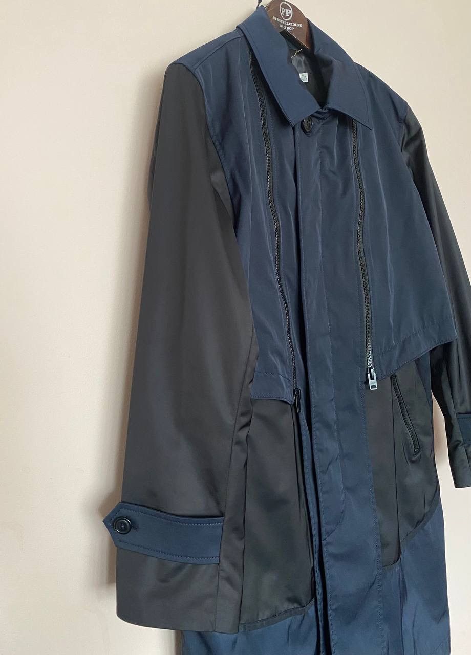 Coach RARE🔥 Coach Men's Long Overcoat in Blue Black Size US L / EU 52-54 / 3 - 6 Thumbnail
