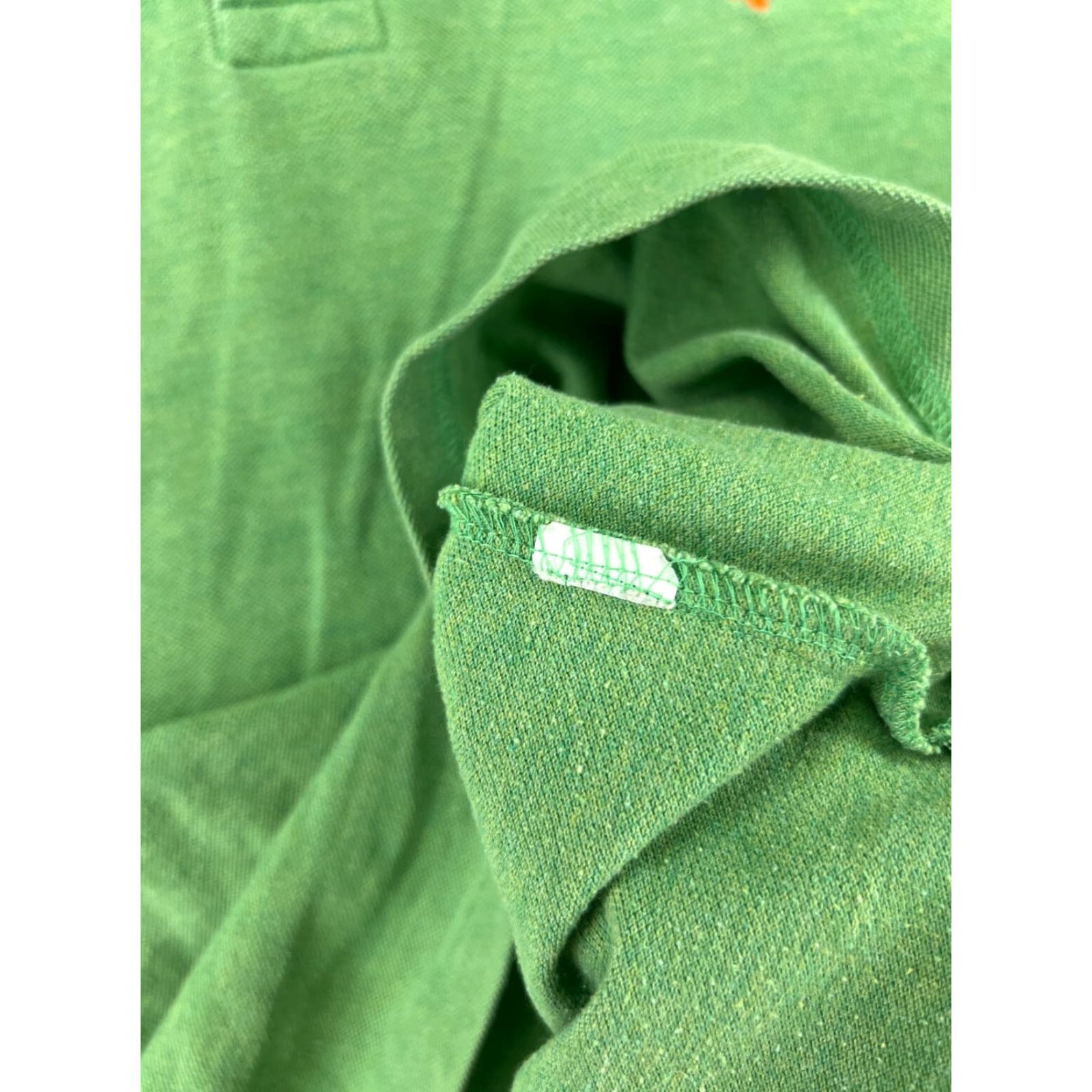 Ralph Lauren VINTAGE Ralph Lauren Polo Shirt Mens Large Green Polo Shirt L Red Solid Embroidered Logo 90s Mens Polo Size US L / EU 52-54 / 3 - 4 Thumbnail