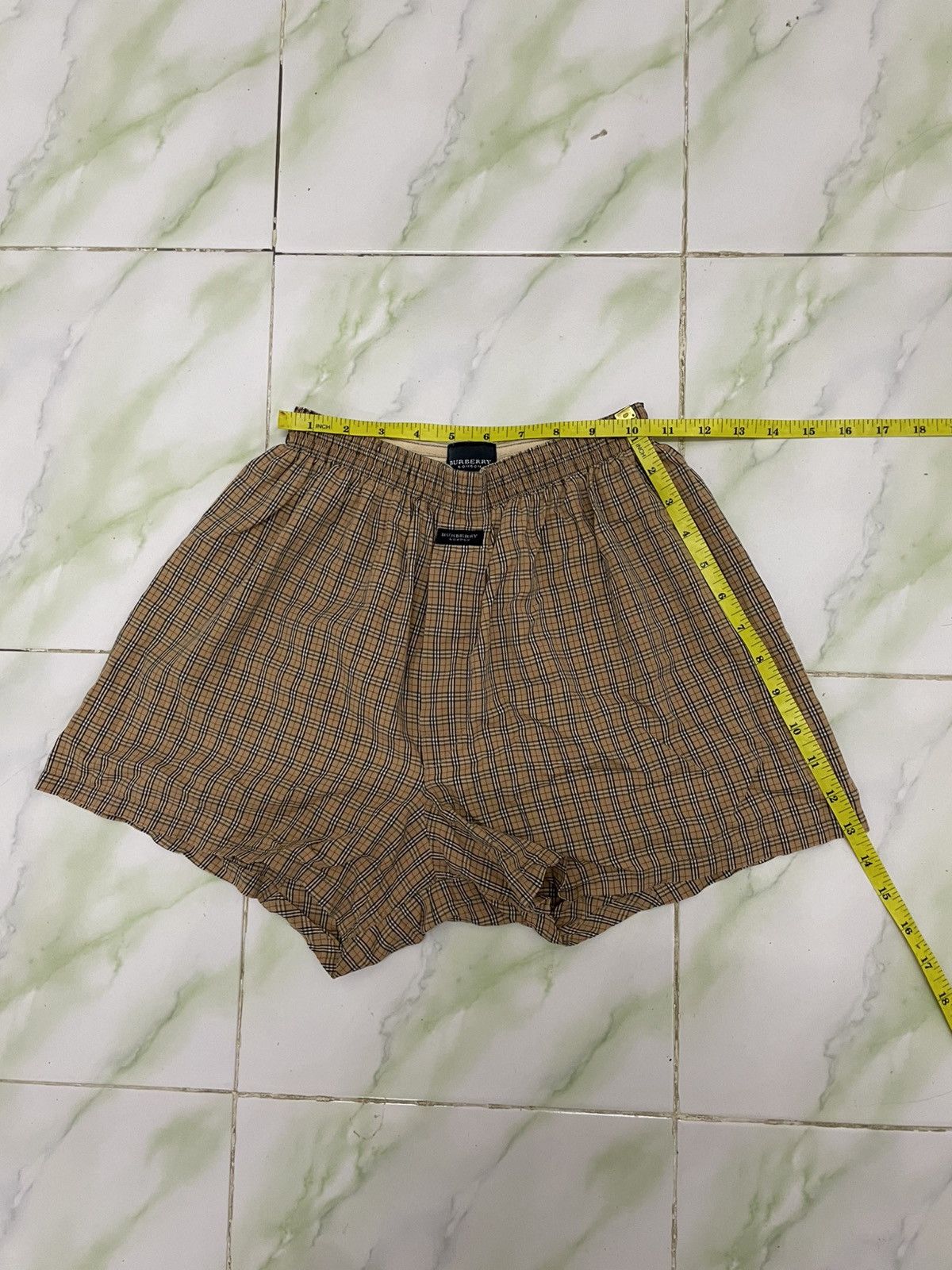 Burberry Burberry Nova Check Boxer Underwear Pant Size 28 - 13 Thumbnail