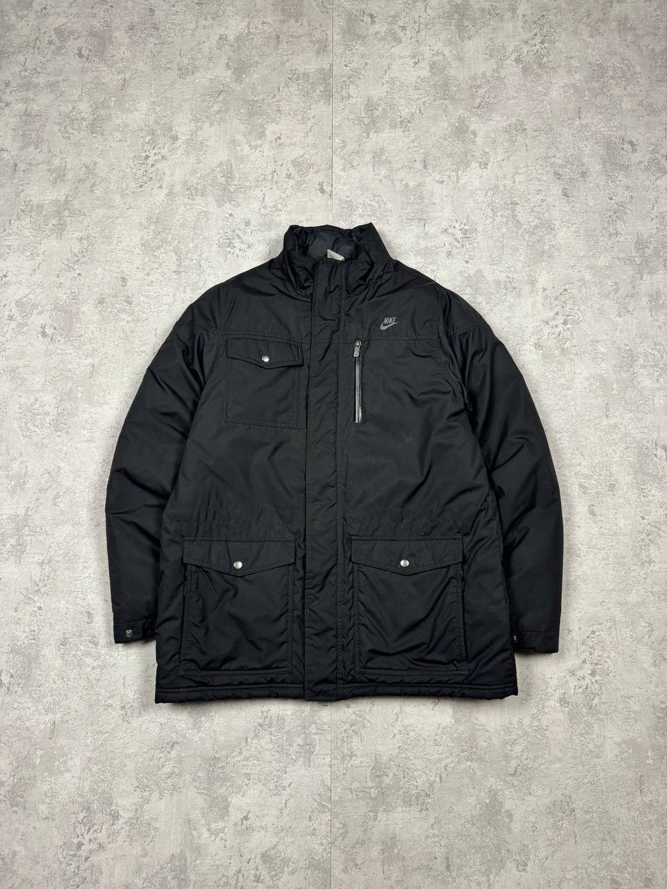 Nike Vintage Nike Y2K Black Zip Jacket Size L Size US L / EU 52-54 / 3 - 1 Thumbnail