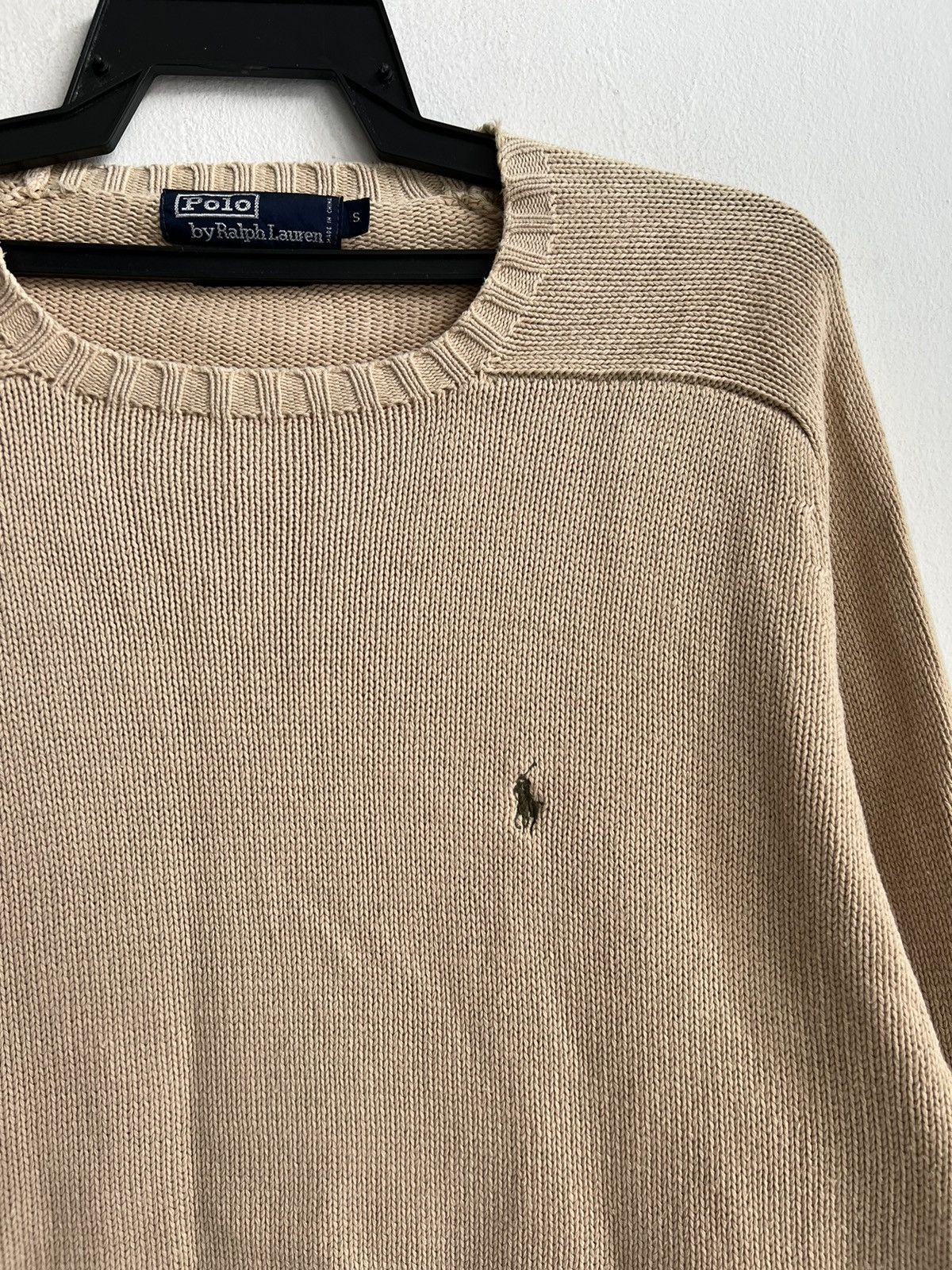 Lo Life × Polo Ralph Lauren × Vintage Y2K Polo Ralph Lauren Small Pony Logo Boxy Fit Knit Sweater Size US S / EU 44-46 / 1 - 2 Thumbnail