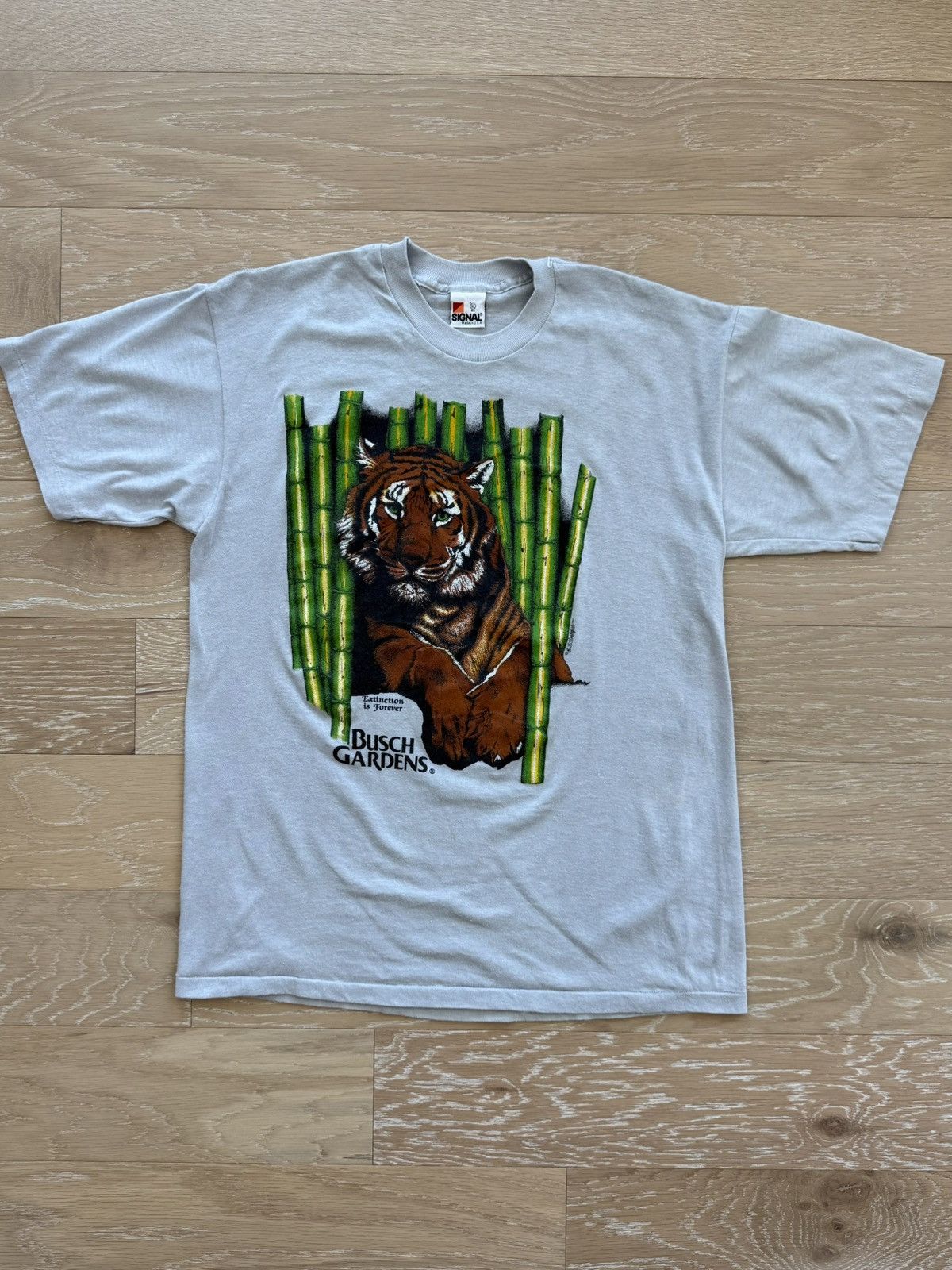 Other Vintage Busch Gardens Tiger Shirt Size US XL / EU 56 / 4 - 2 Thumbnail