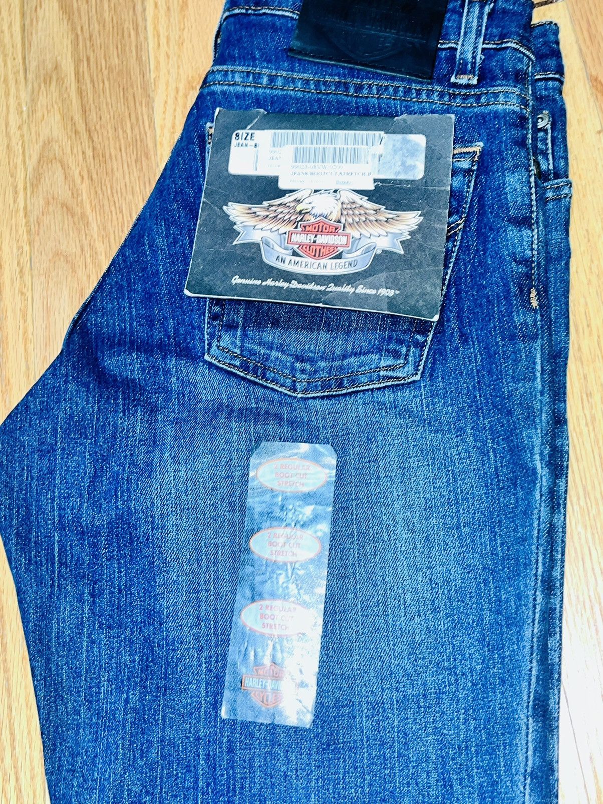 Harley Davidson 2 regular boot cut Harley Davidson stretch jeans new Size 26" / US 2 / IT 38 - 11 Thumbnail