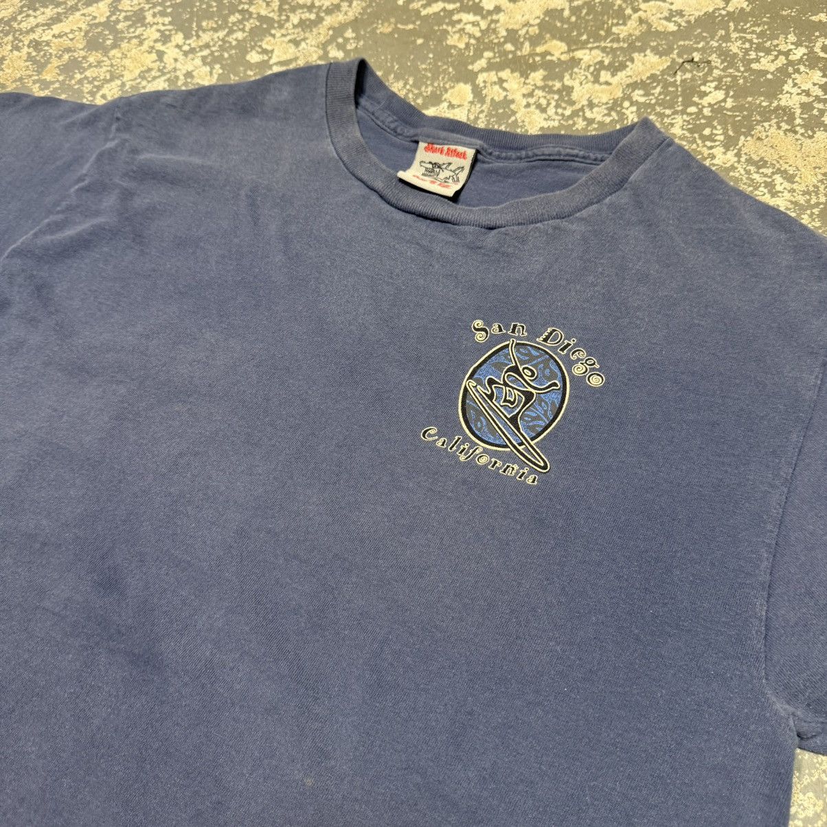 Other Vintage San Diego California Surf Navy Y2K Tshirt Size US L / EU 52-54 / 3 - 11 Thumbnail